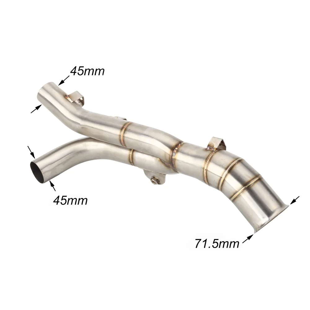 For Yamaha R1 2009 2010 2011 2012 2013 2014 YZF-R1 YZF R1 Escape Muffler Motorcycle Exhaust Mid Link Pipe
