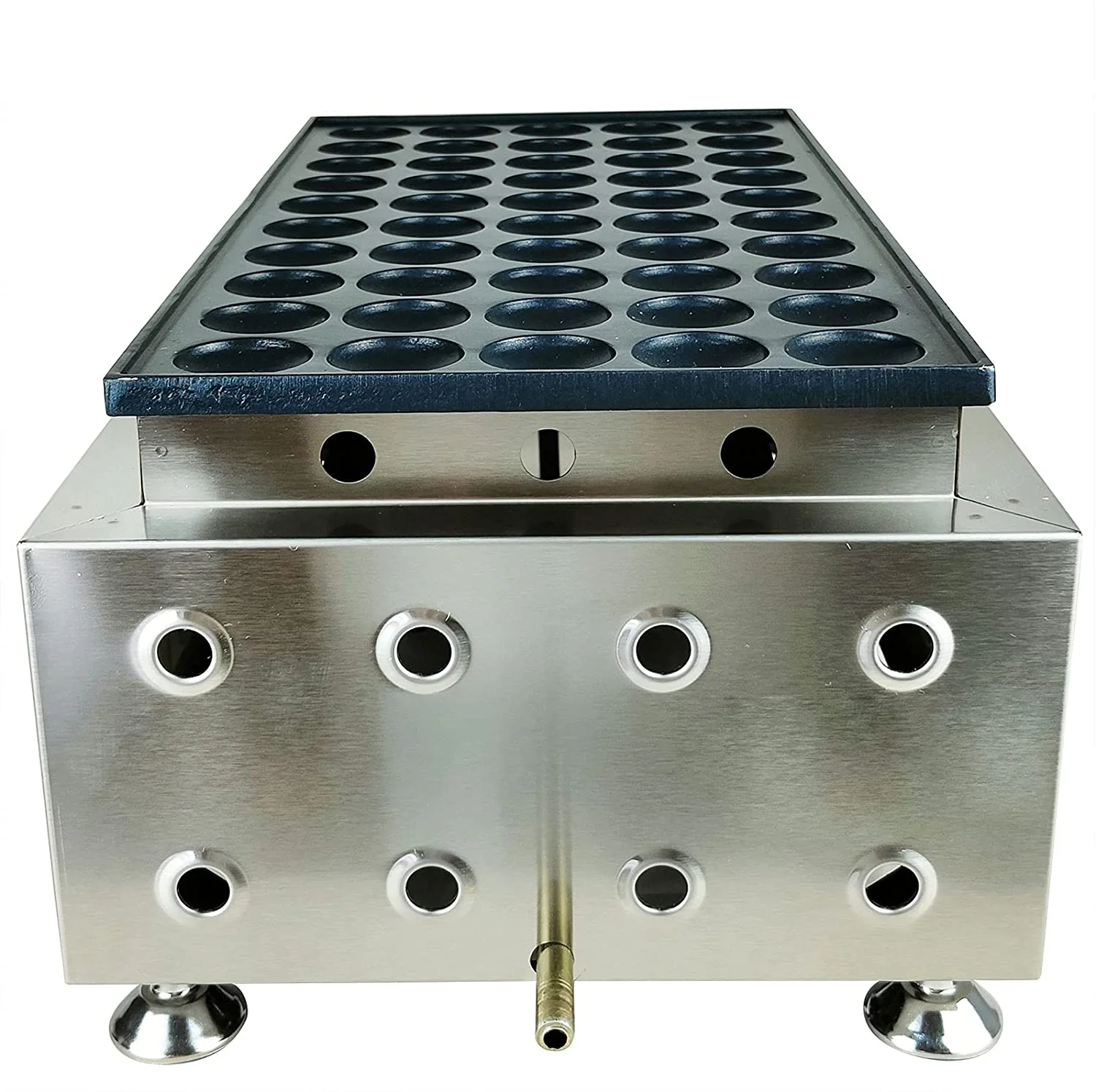 LPG Gas Dutch Pancake Baker Nonstick 50PC Waffle Maker Baker Machine