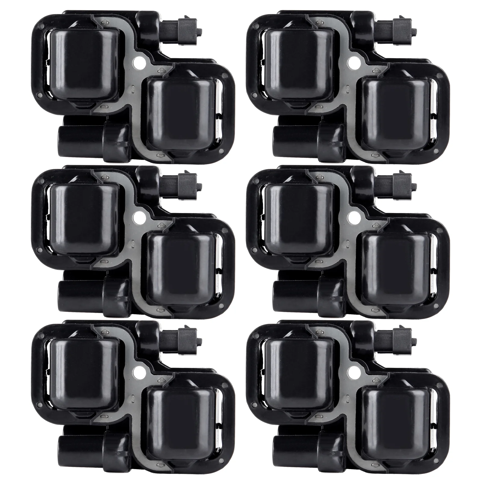 ECCPP Set of 6 Ignition Coils Pack for 98-06 Mercedes-Benz C CL CLK ML Class UF359
