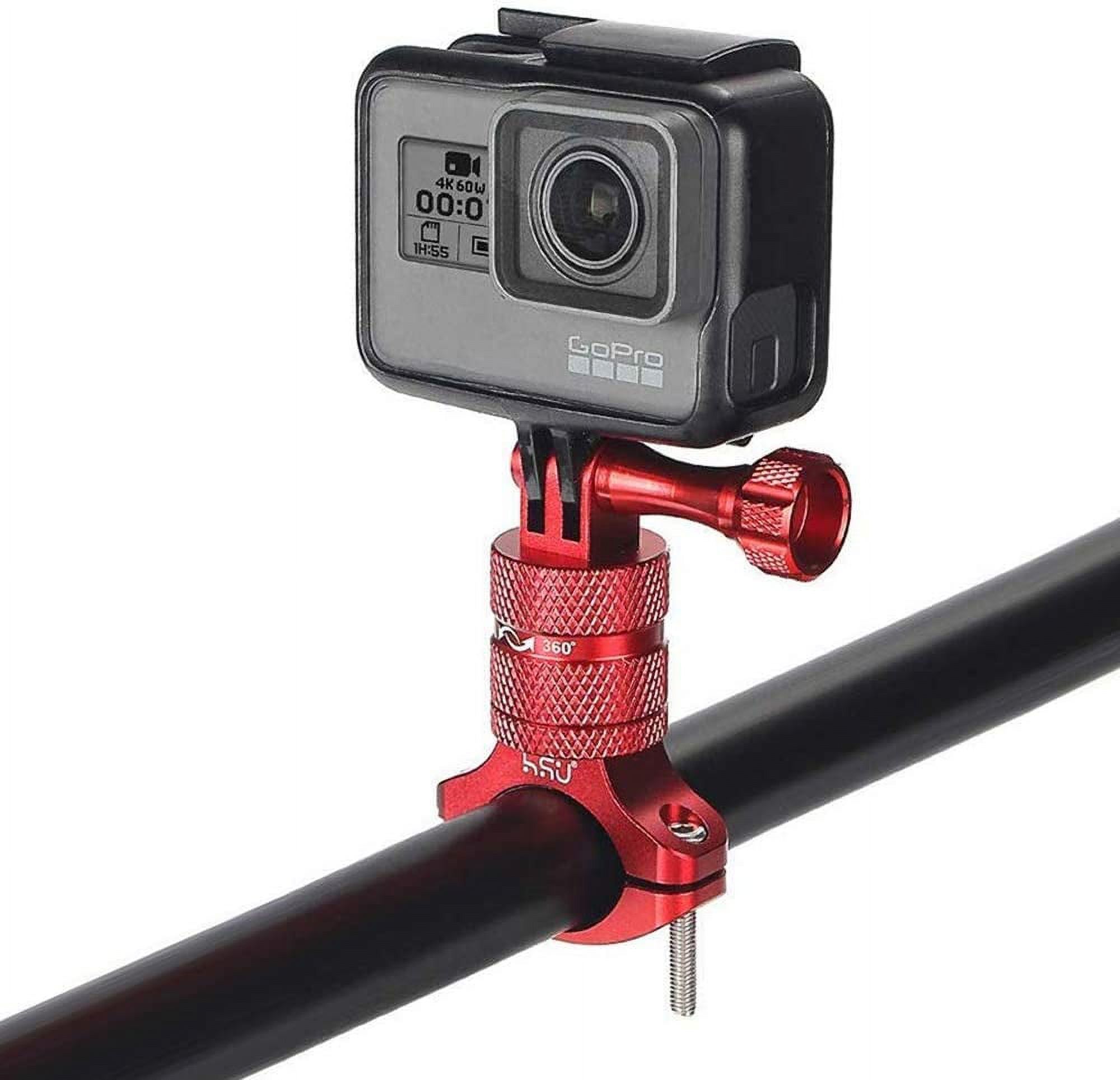 Aluminum Bike Bicycle Handlebar Mount for Gopro Hero 10/9/8/7/6/5/4 Session AKASO Campark and Other Action Cameras,