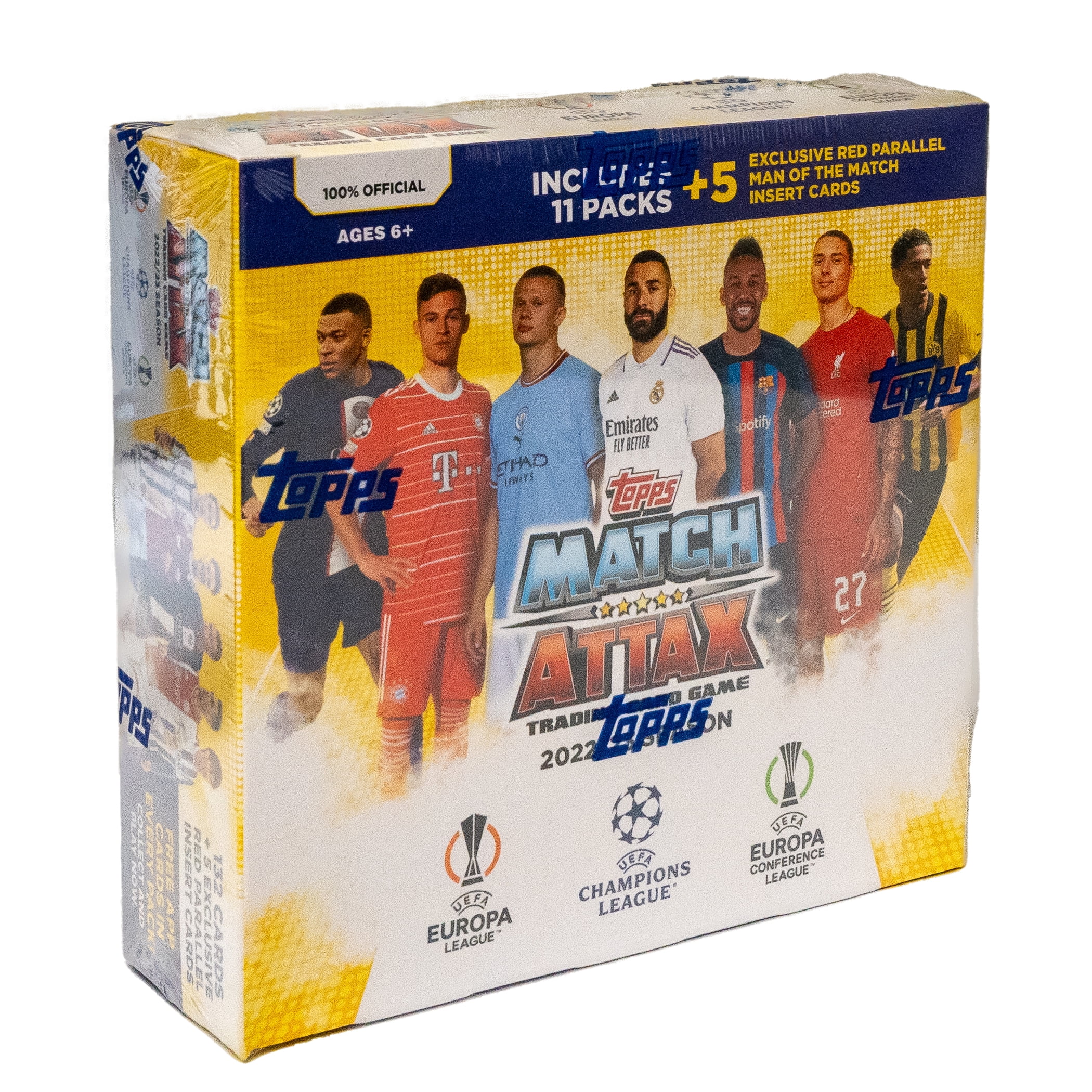 2022 Topps Uefa Match Attax Monster Box Soccer Trading Cards