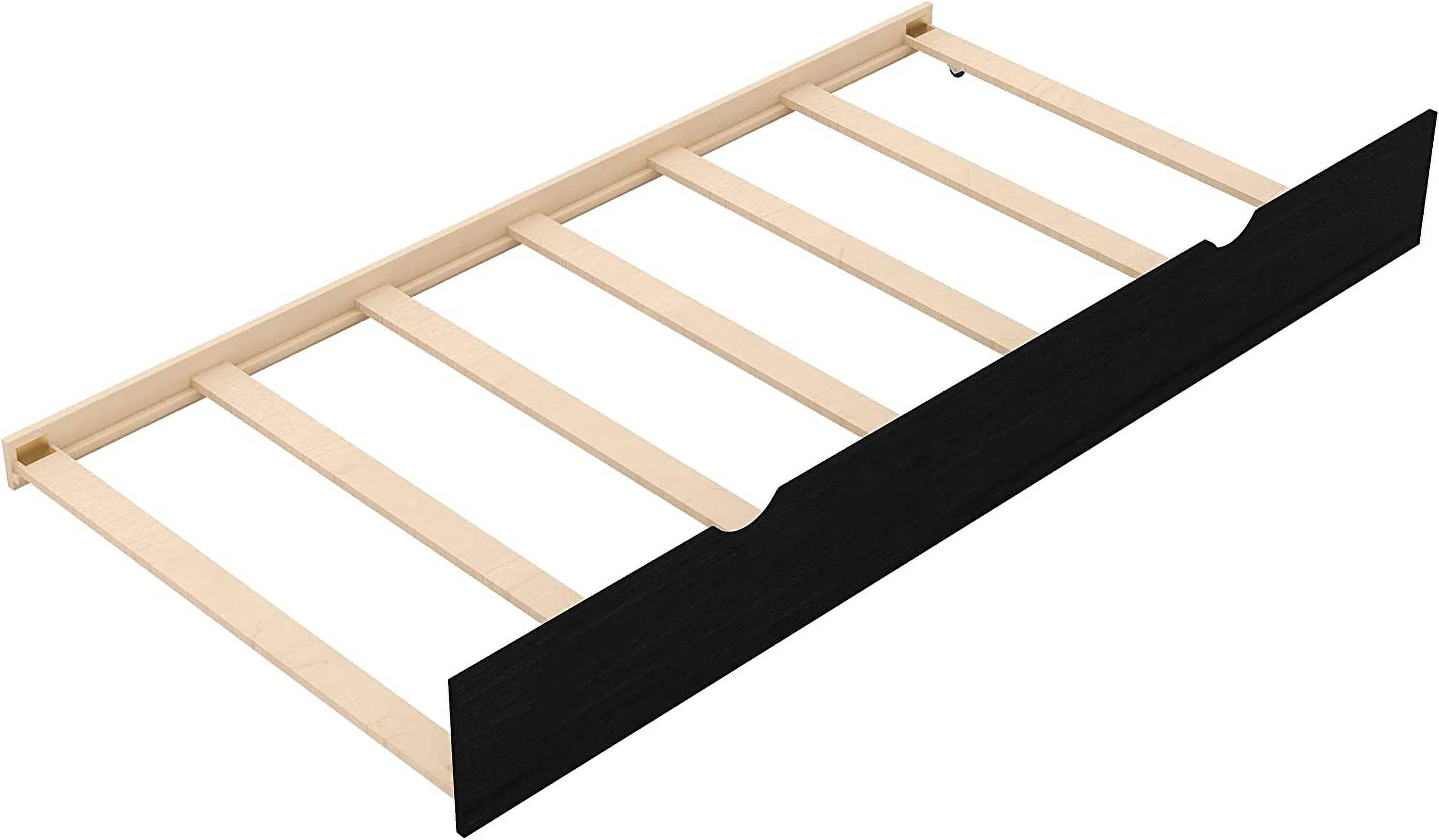 Over King With Trundle [Bunk Bed]S Over Pull-Out Bunk Beds, Solid Wood, No Box Spring Needed (Espresso)