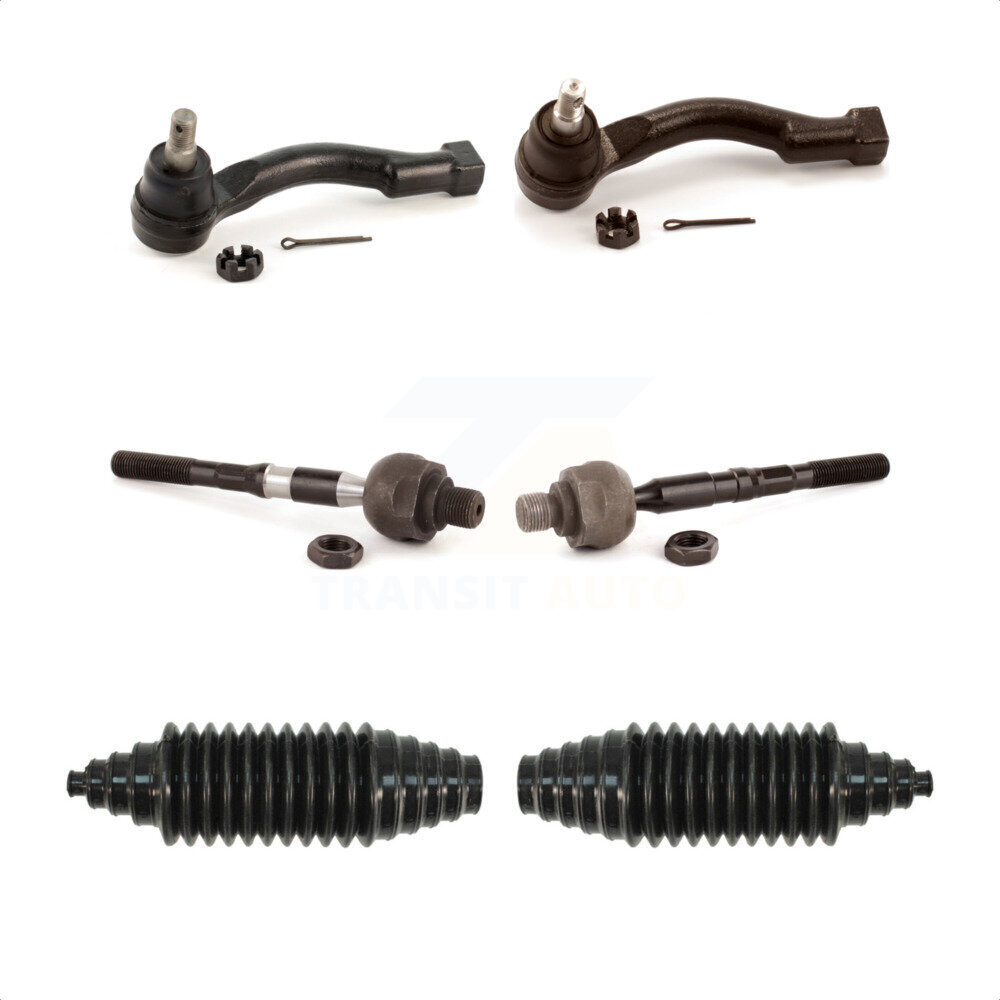 Transit Auto - Front Steering Tie Rod End & Boot Kit (6Pc) For 2003-2009 Kia Sorento KTB-100867