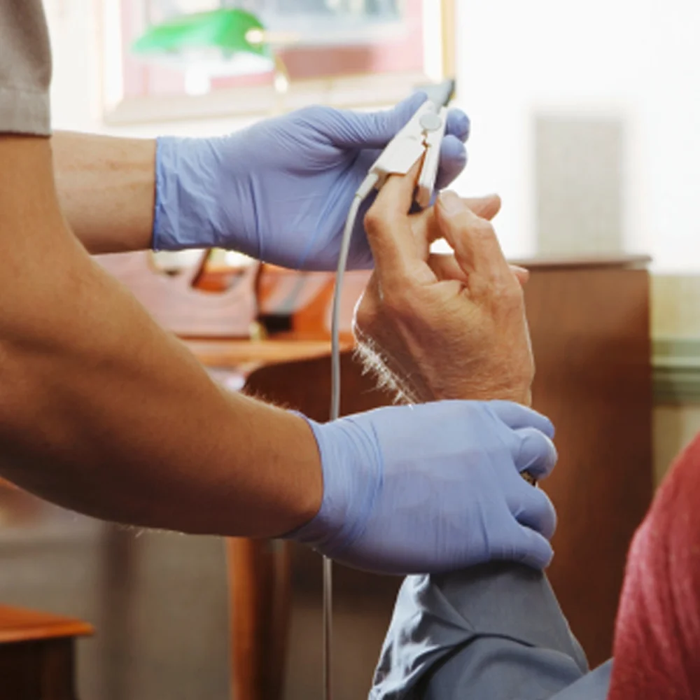 200 Pack Tronex Nitrile Exam Disposable Gloves, Powder-Free, Finger-Textured, Blue, X-Large (Box of 200)