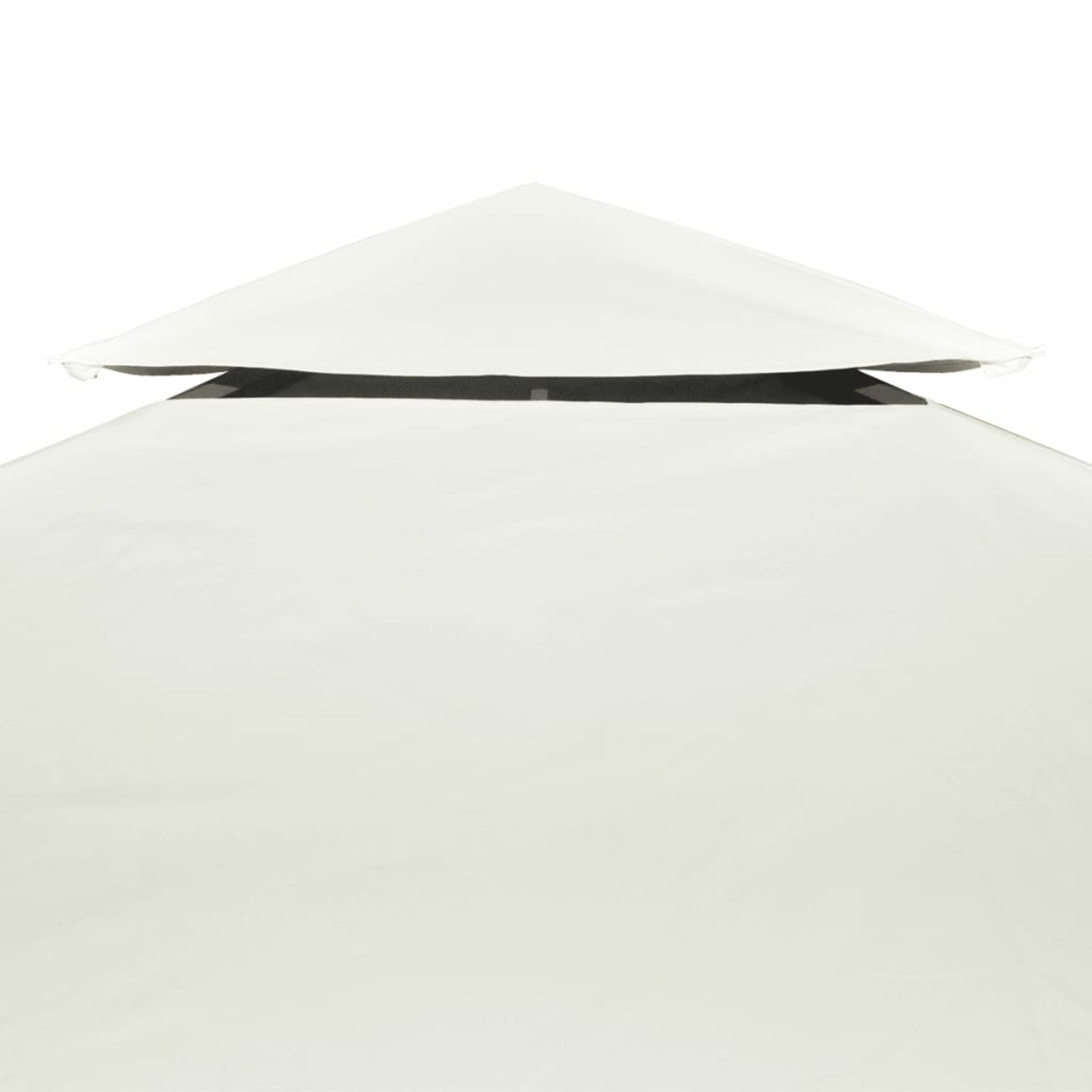 Carevas Gazebo Cover Canopy Replacement 9.14 ozyd² White 10'x10'