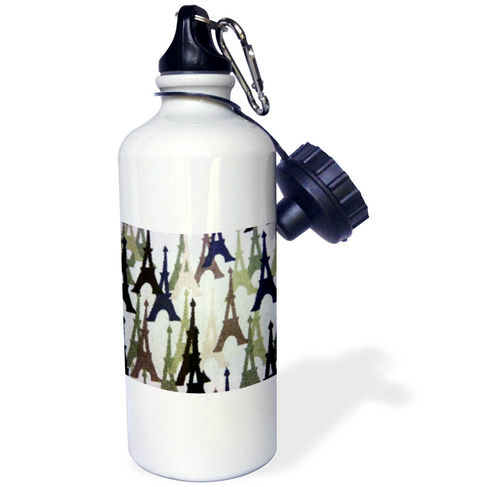 Paris In Winter 21 oz Sports Water Bottle wb-22630-1