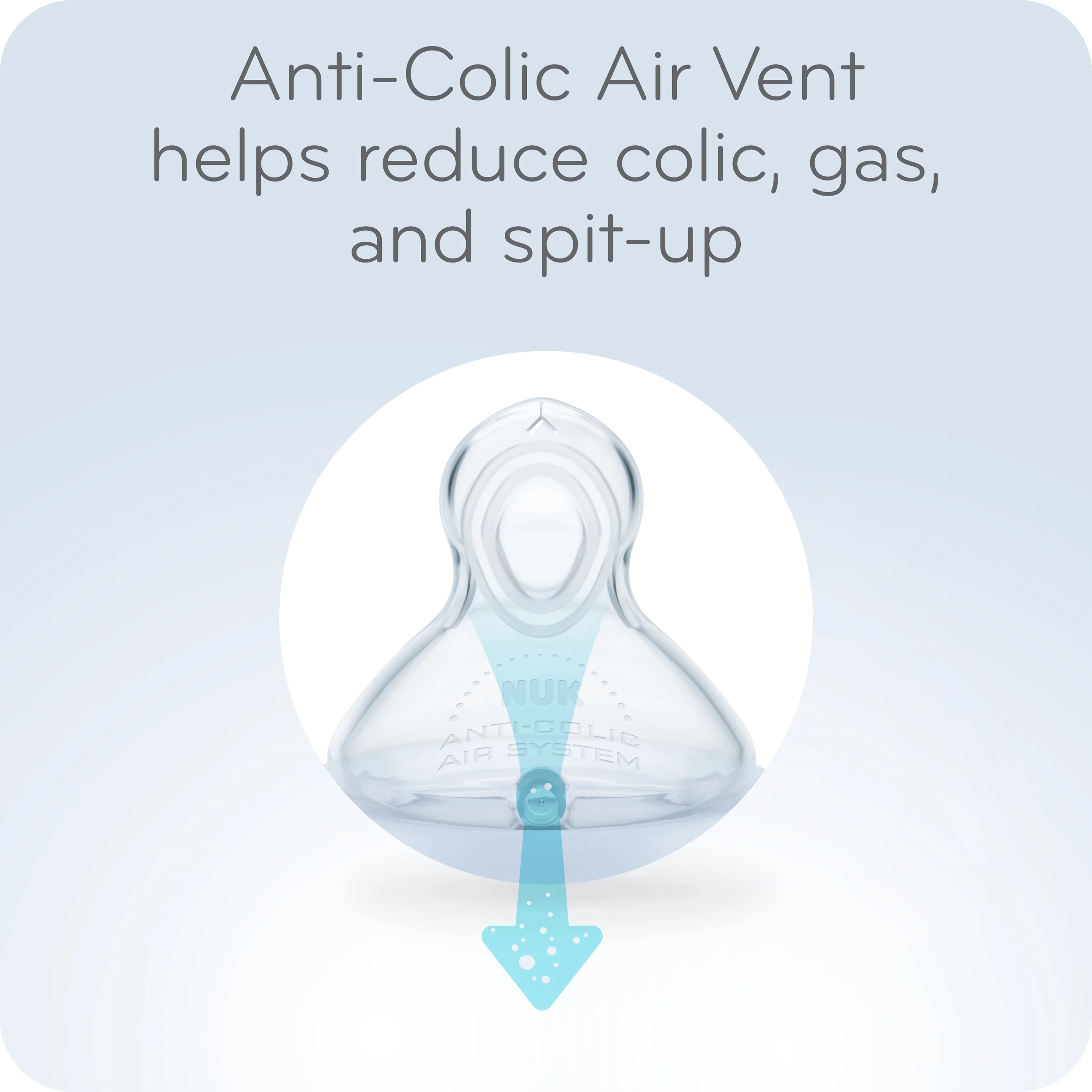 NUK Smooth Flow Anti-Colic Bottle, 5 oz, 3-Pack