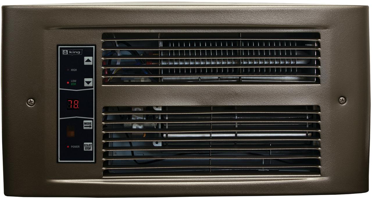 King Electric PX ECO2S 1750W / 208V Wall Heater, Oiled Bronze, PX2017-ECO-OB-R