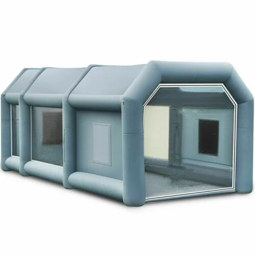 WGIA 20x10x8 Feet(2 blowers) Inflatable Spray Paint Booth Tent Mobile Car Paint US