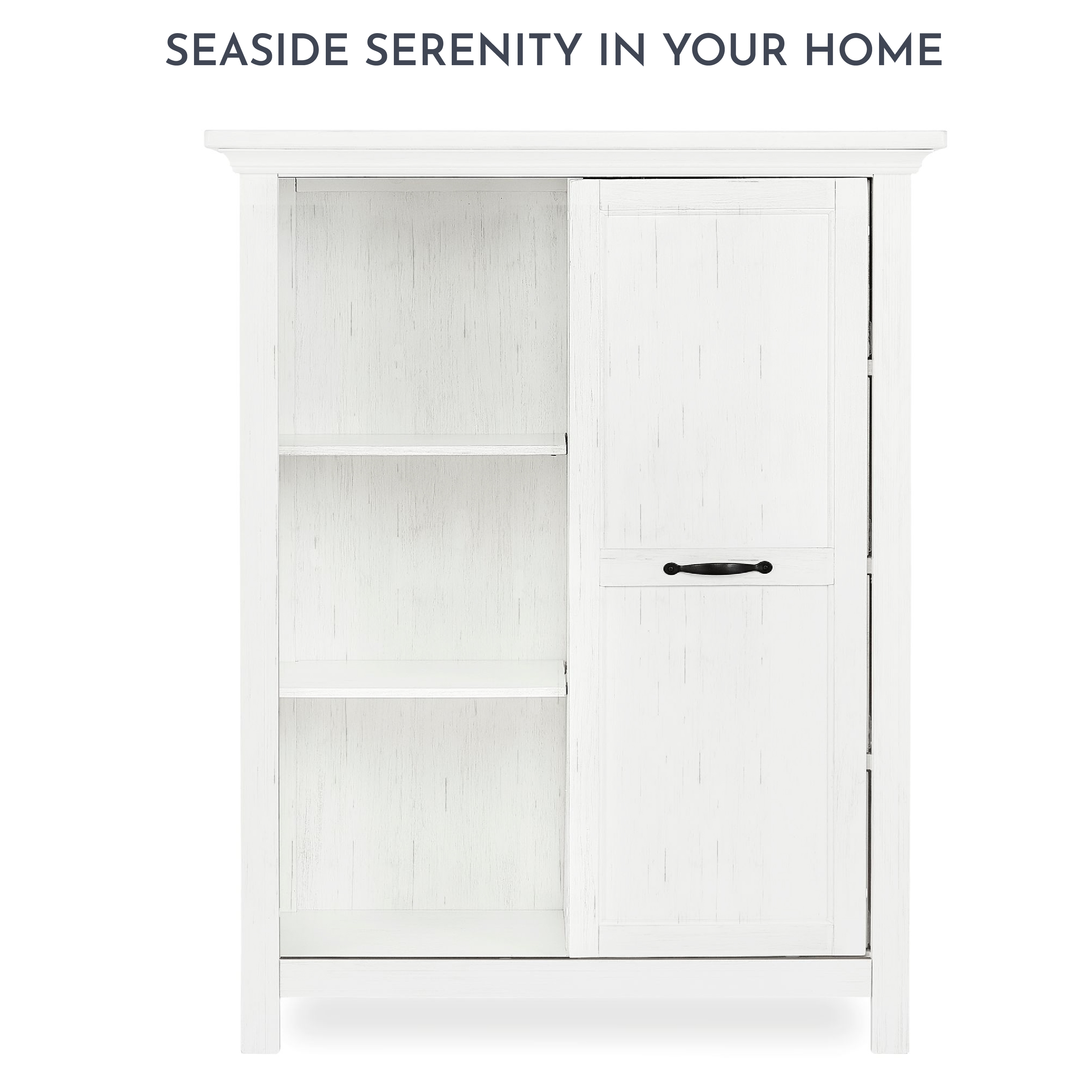 evolur Belmar Tall Chest - Weathered White