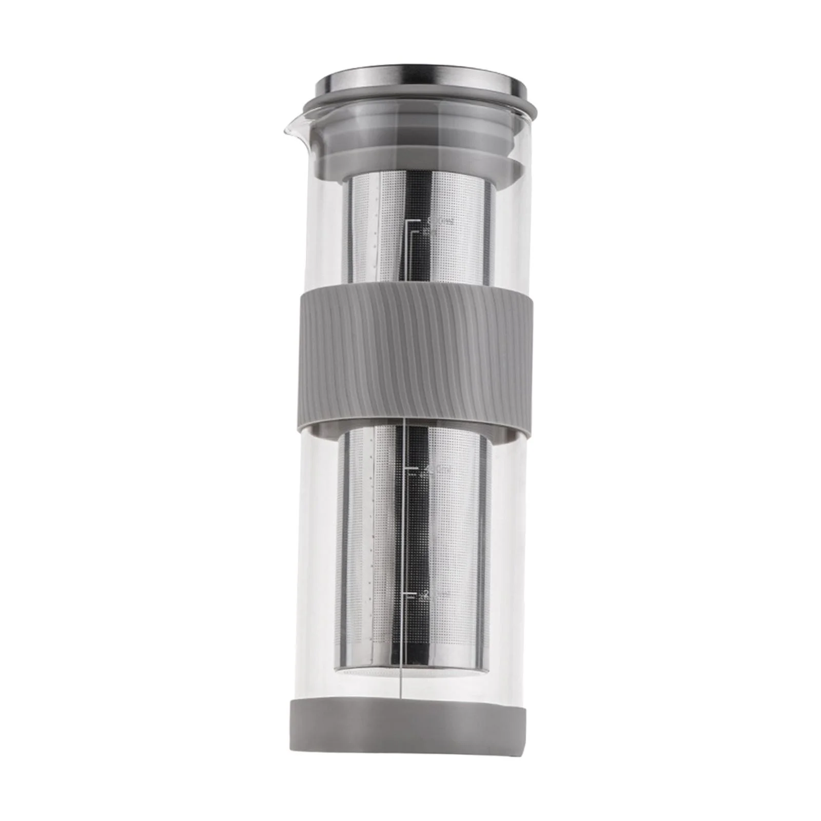 Glass Pitcher with Lid & Infuser for Fridge Iced Tea Pitcher for Tea Brewer 800ml