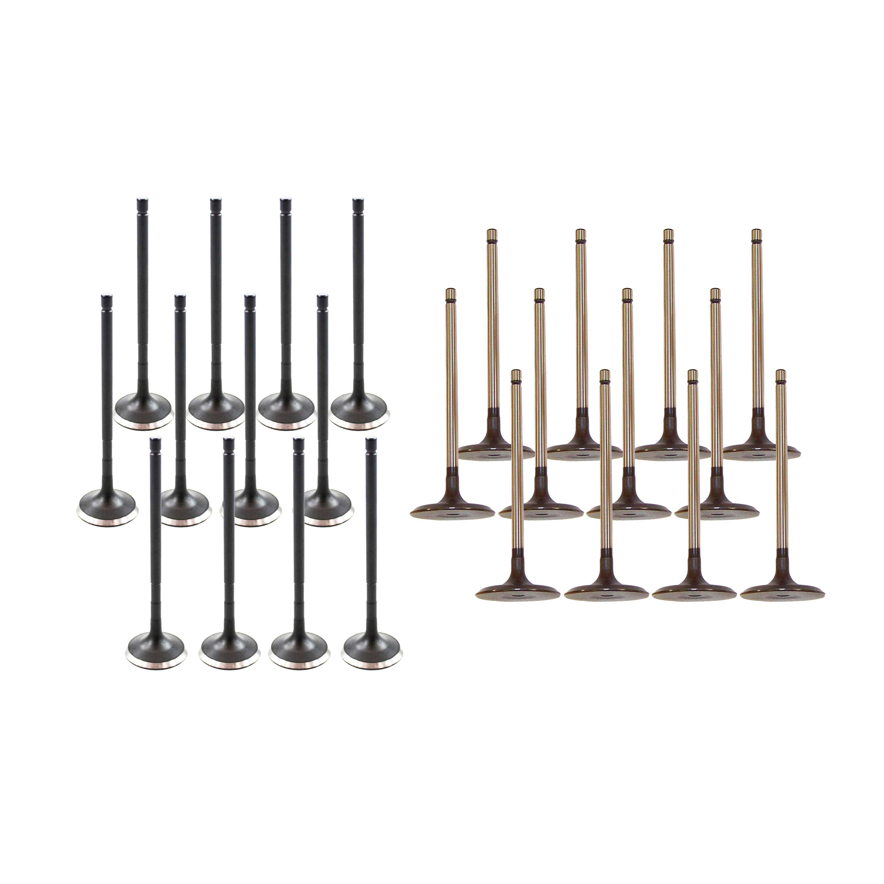 DNJ VK24968 Exhaust Intake Valve Kit Fits Cars & Trucks 2005-2016 Lexus, Toyota V6 3.5L, 4.0L DOHC 24V EV968 X12 IV968 X12