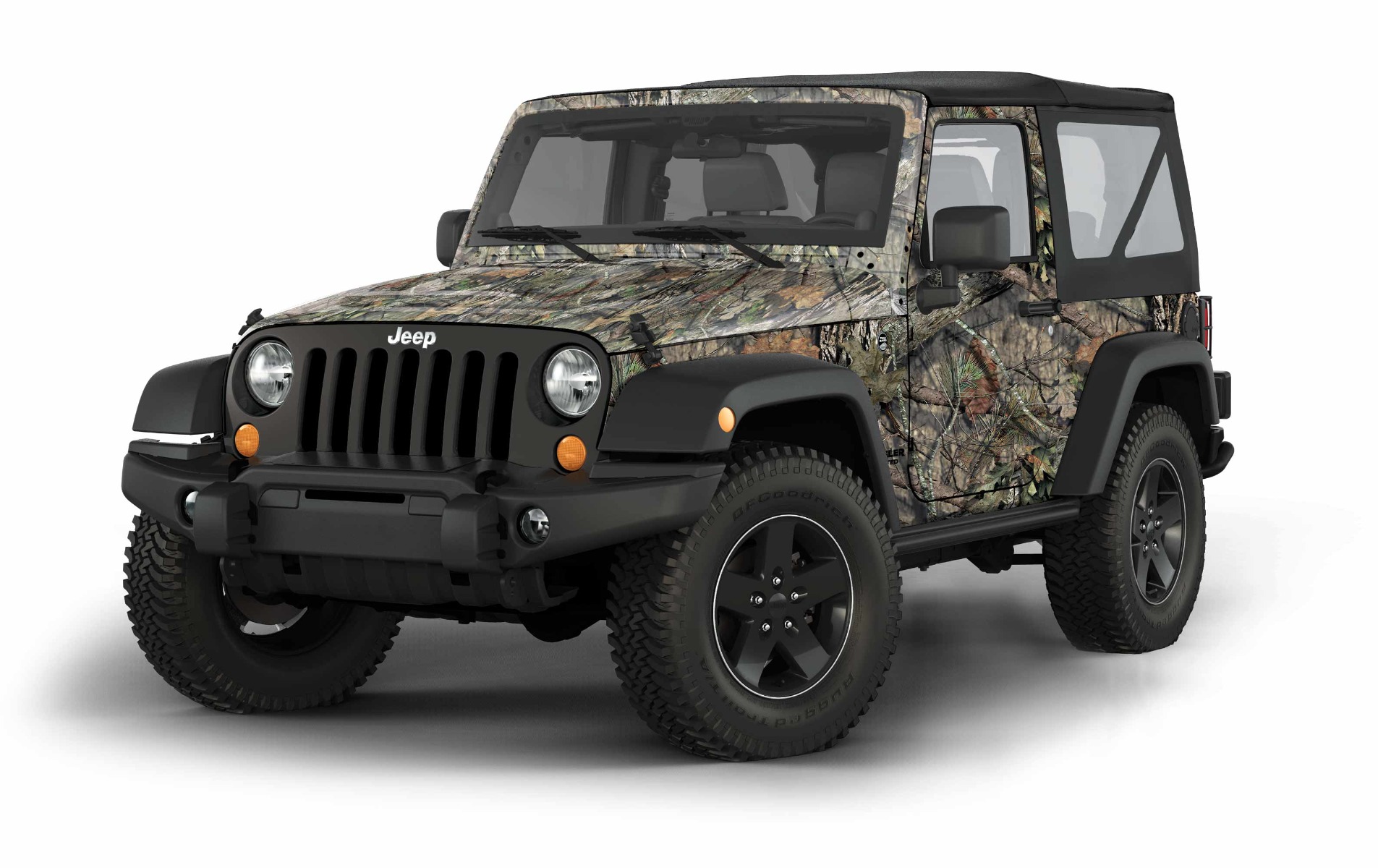 Mossy Oak Camo Vinyl Jeep Wrap - 2 Door Jeep - Break-Up Country