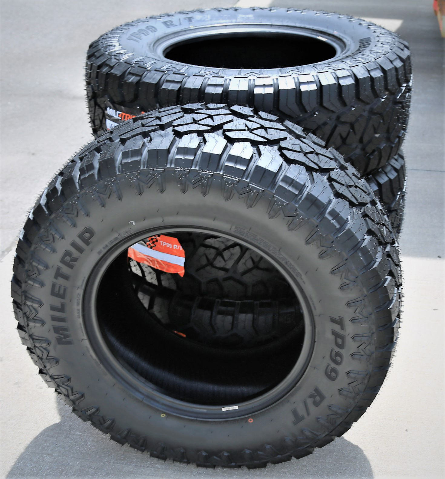 Miletrip TP99 R/T LT 33X12.50R20 Load F 12 Ply RT Rugged Terrain Tire