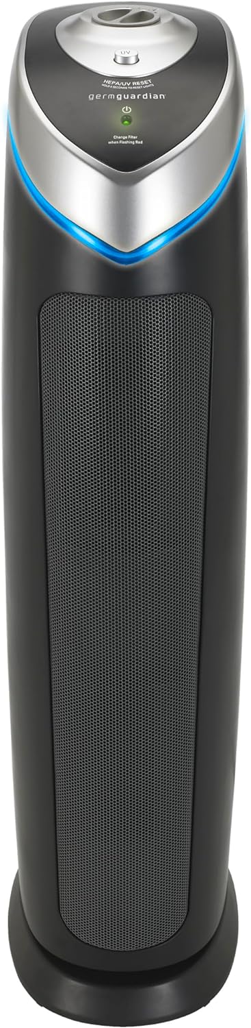 YINCHEN Air Purifier with HEPA 13 Filter, Removes 99.97% of Pollutants, Covers Large Room up to 915 Sq. Foot Room in 1 Hr, UV-C Light Helps Reduce Germs, Zero Ozone Verified, 28