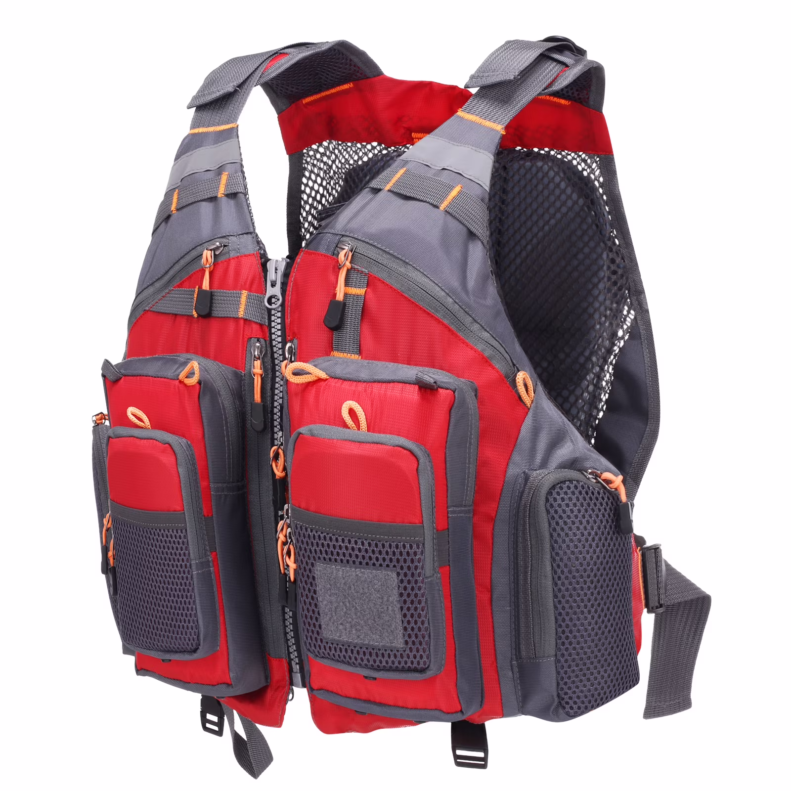 Lixada Fishing Life Vests,Breathable Padded Vest Floatation Device Polyester Mesh Superior 209lb Safety Waistcoat Utility 209lb Safety Waistcoat Utility VestBreathable Superior 209 Lb