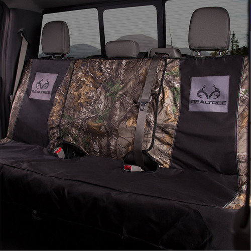 Realtree Camo Universal Waterproof Full Size Bench Seat Cover for Trucks, SUVs and Cars