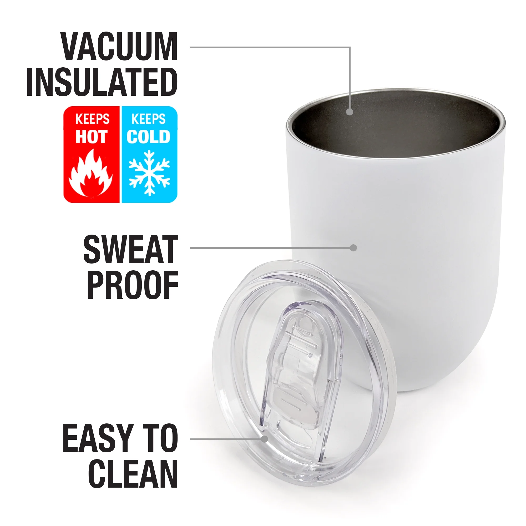 Blues Clues Official Blue'S Clues Large Magenta 12 oz Stemless Tumbler, Stainless Steel Travel Cup|Lake Tumbler|Insulated with Leak Resistant Slide-Lock Lid