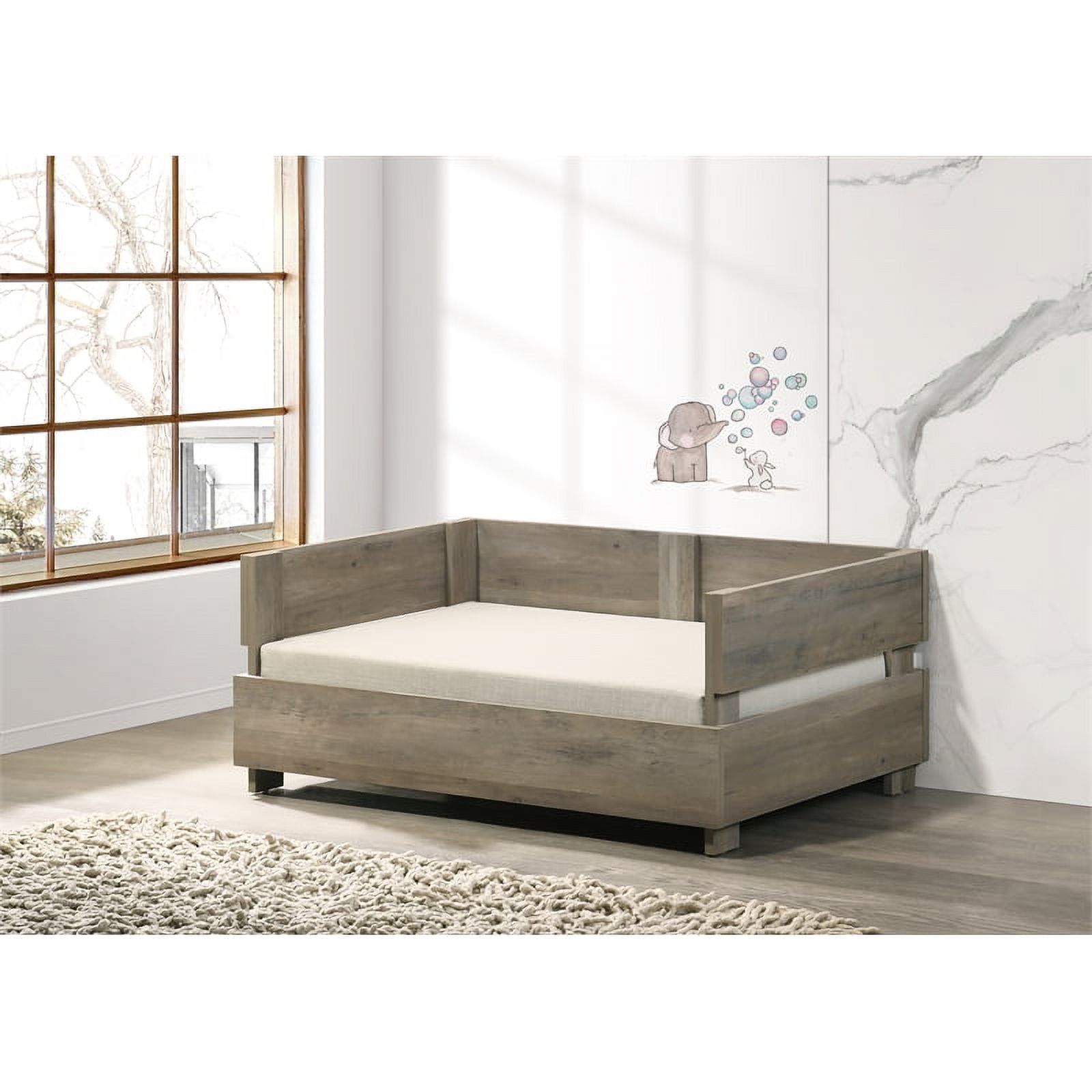 Progressive Furniture Mitzy Pet Bed W/Cushion in Dune Brown