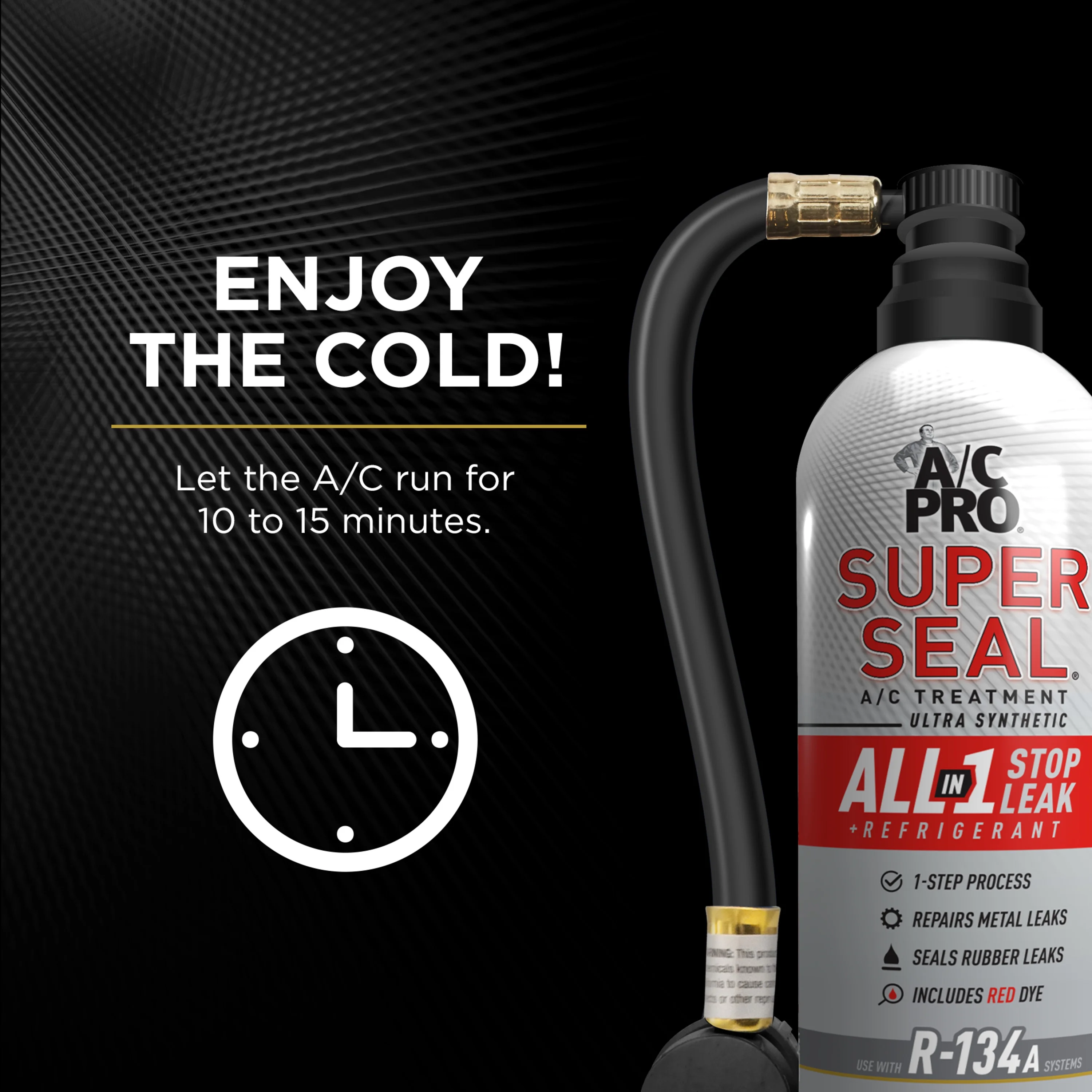 A/C Pro Super Seal All-in-one Stop Leak w/Refrigerant (11 oz)