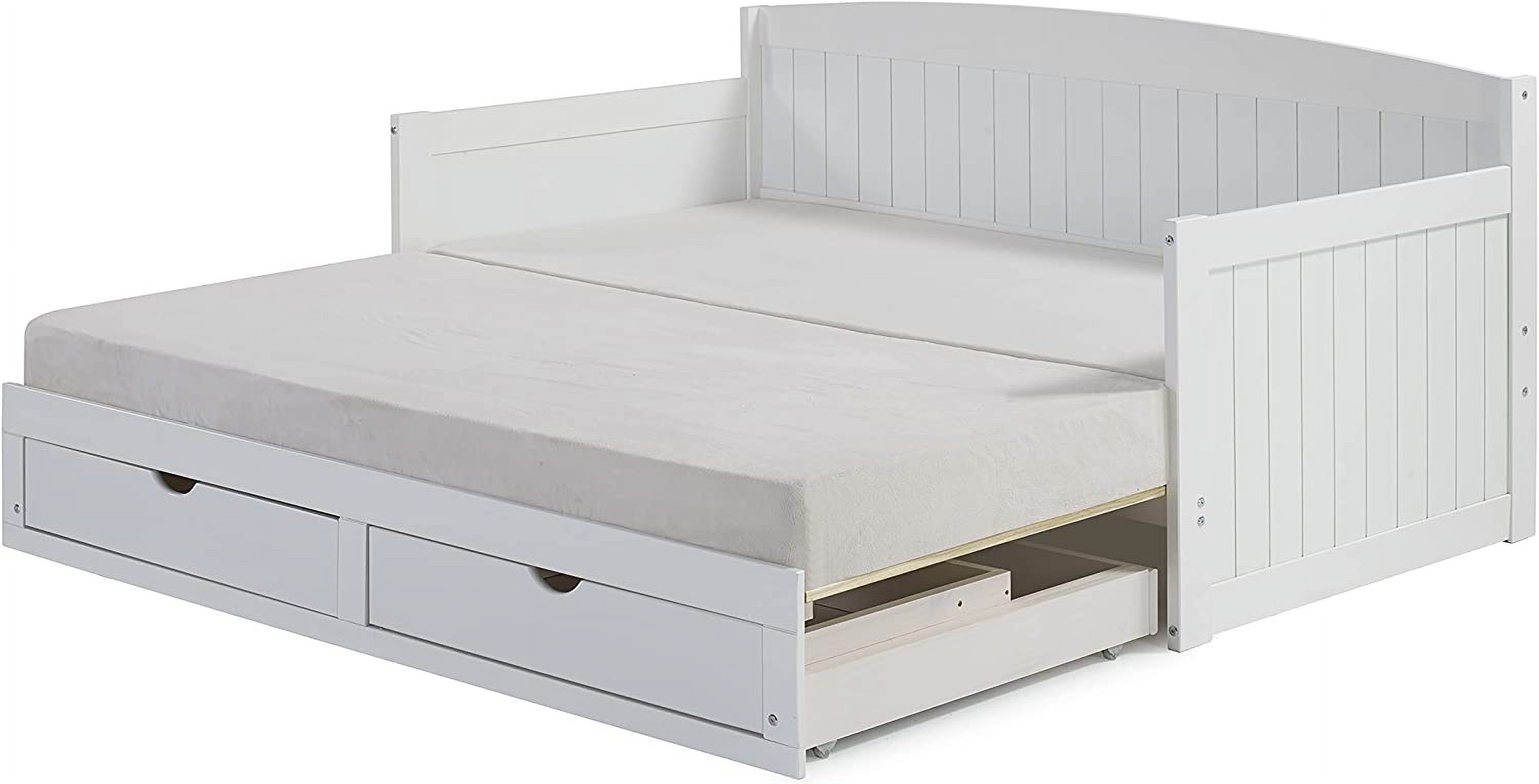 Popular Furniture Harmony Daybed  Twin  White