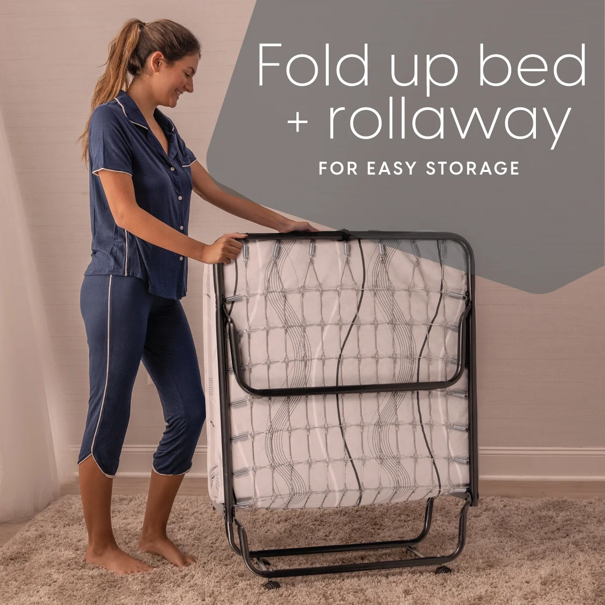 Milliard Lightweight Folding Cot with Mattress 31