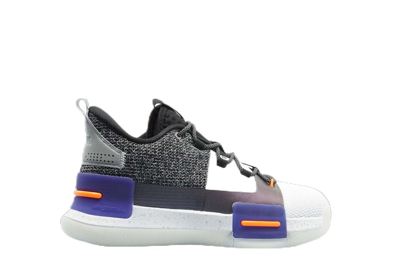 [E94451] Mens Peak Taichi Flash Lou Williams Team White Purple Basketball Shoes - 7