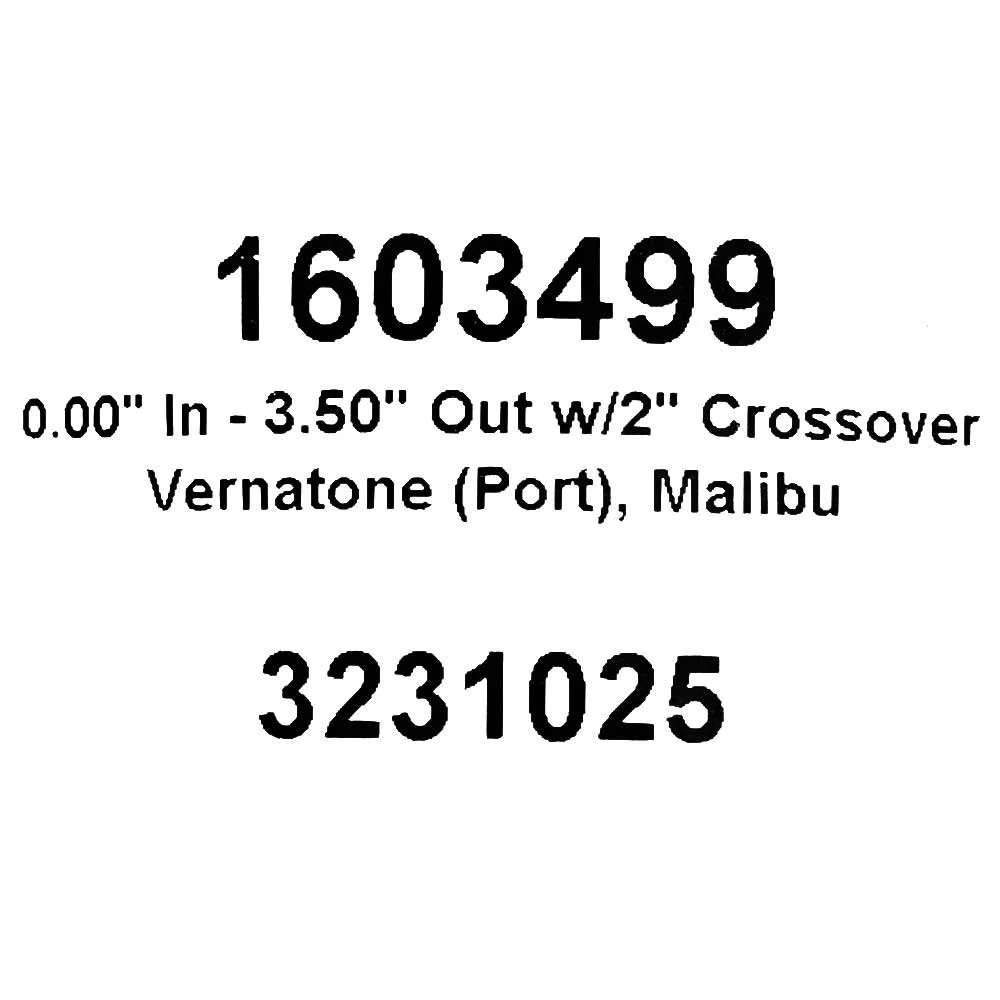 Centek Boat Vernatone Crossover Muffler 1603499 | Malibu Fiberglass