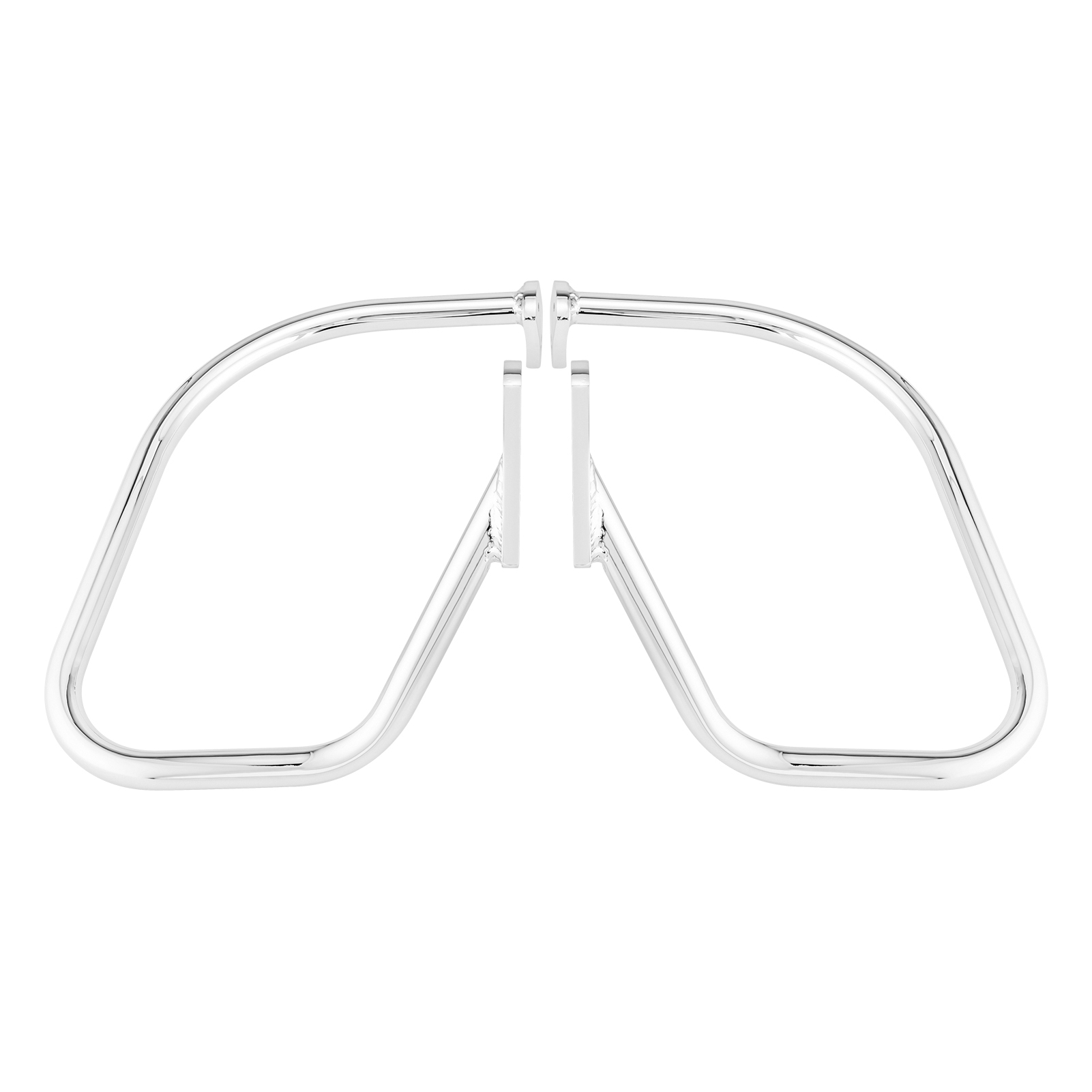 WEISEN - Chrome Rear Highway Saddlebag Guard Crash Bar Fit Harley Softail Deluxe 05-17