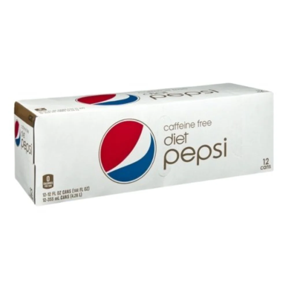 Diet Pepsi Caffeine Free Soda 12oz Cans (Pack of 18)