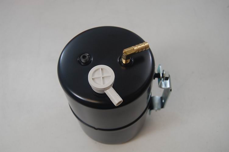 BLACK VACUUM RESERVOIR W/HARDWARE