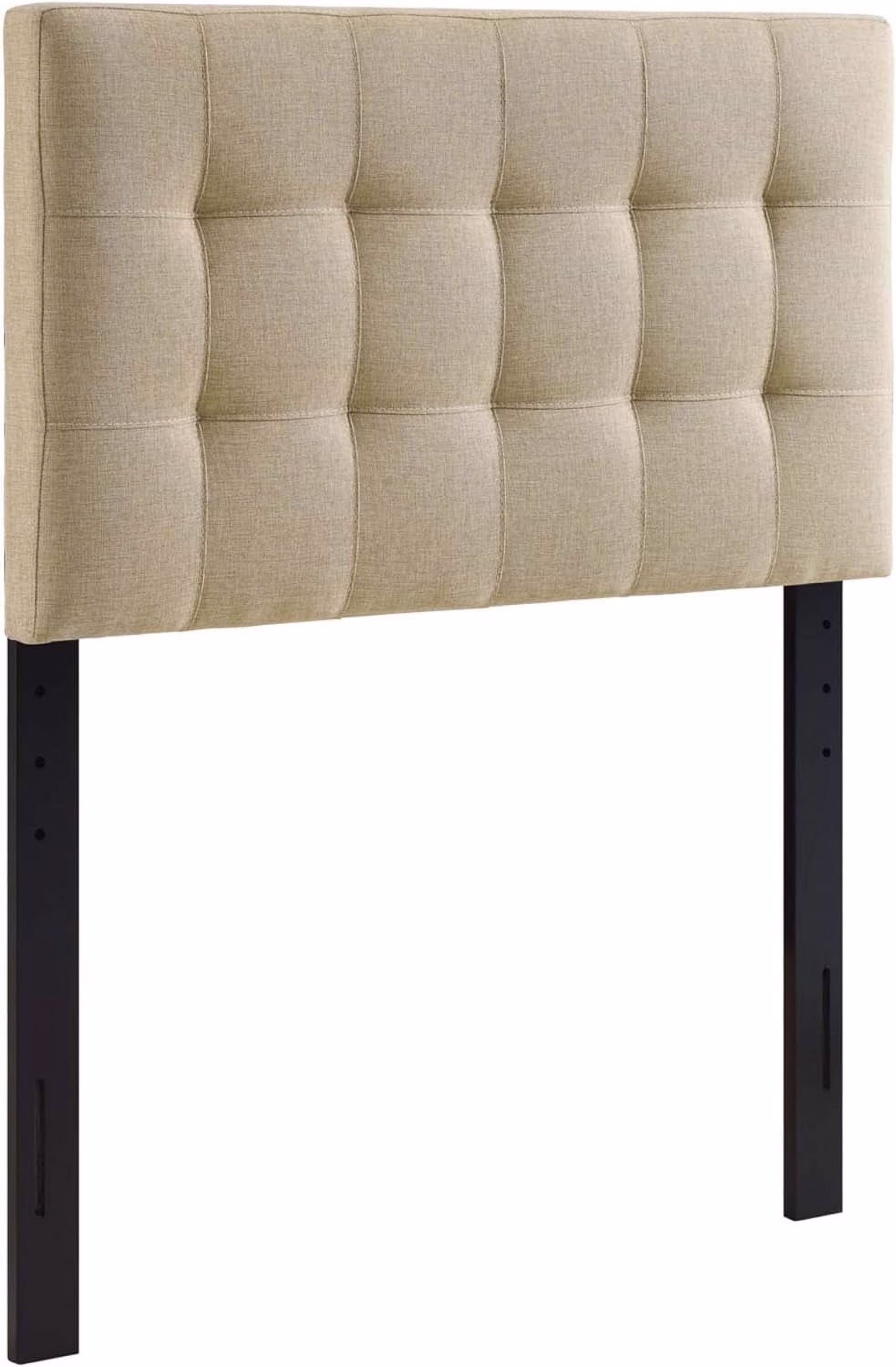 Lily Upholstered Linen Fabric Tufted Headboard - Sophisticated And Durable Bed Accessory For Contemporary Living Spaces