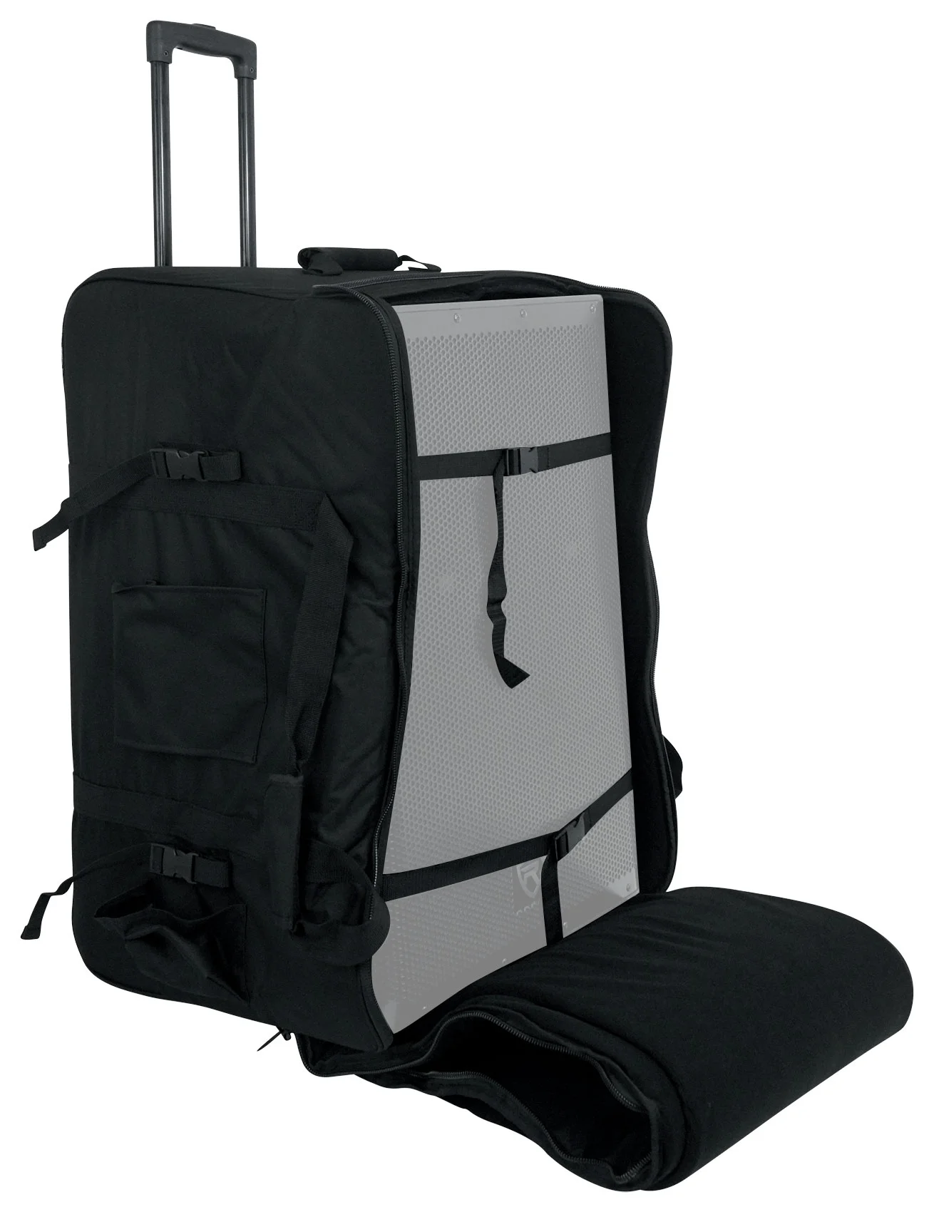 2) Rockville SB15 v2 Rolling Travel Bags+Wheels 4 Most 15