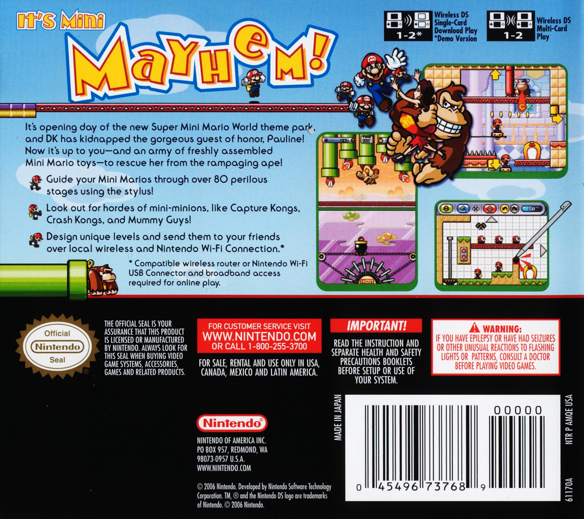 Mario vs. Donkey Kong 2: March of the Minis - Nintendo DS