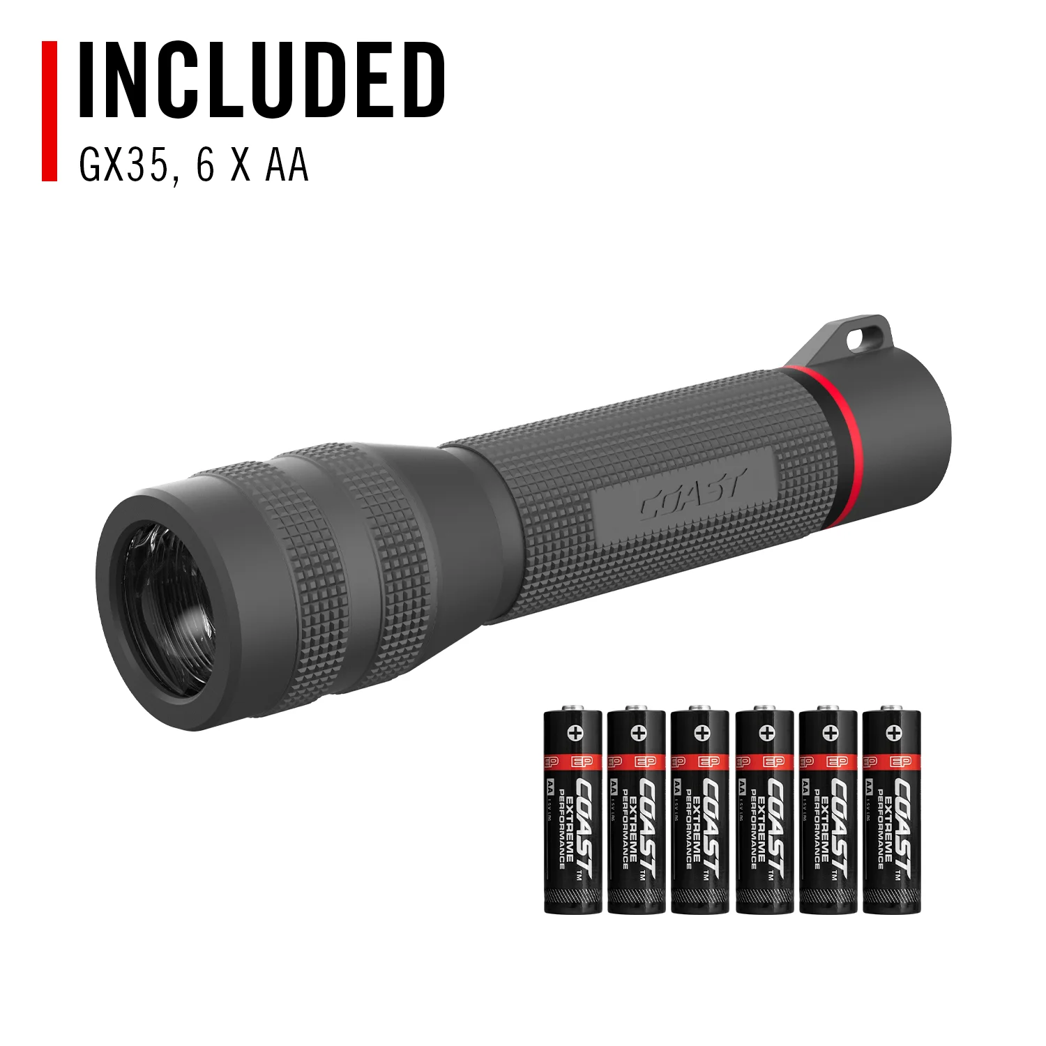 Coast GX35 IP67 Waterproof Flashlight, 13 oz.