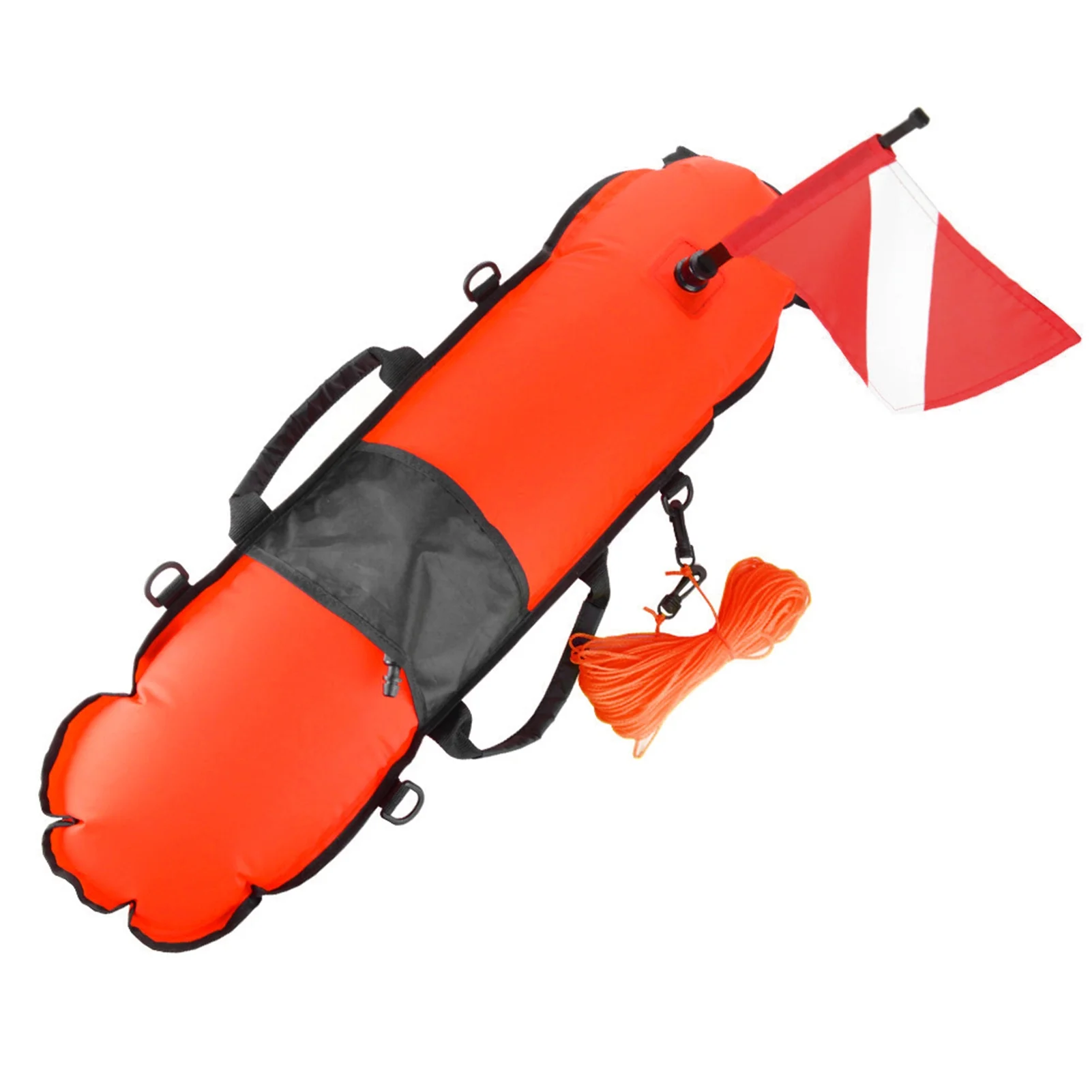 KEEP DIVING Inflatable Safety Float for Diving Spearfishing - Dive Flag Included