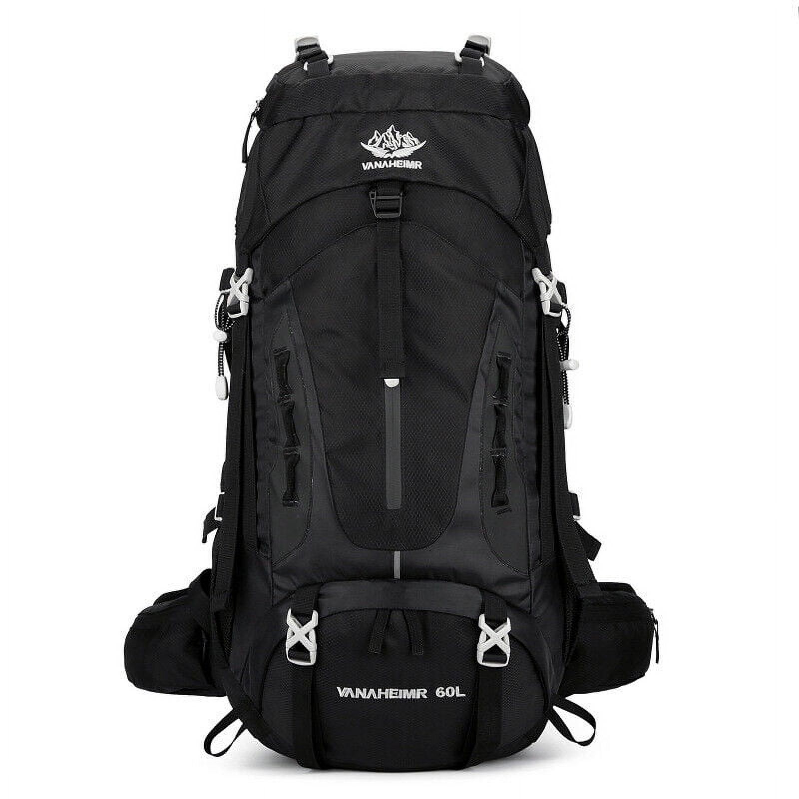 Hiking Camping Backpacks with Rain Cover, 76L Waterproof Lightweight Backpacking