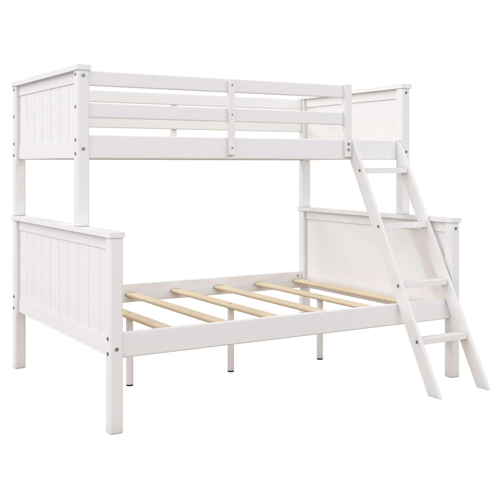 Better Homes & Gardens Ashcreek Twin-over-Full Bunk Bed, White