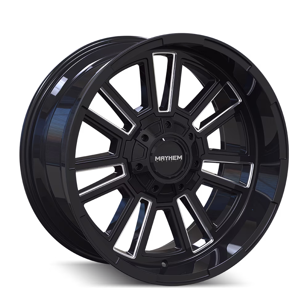 Mayhem Apollo-8115 20X9 8X170 18Et 125.2Cb Black W/Milled Spokes