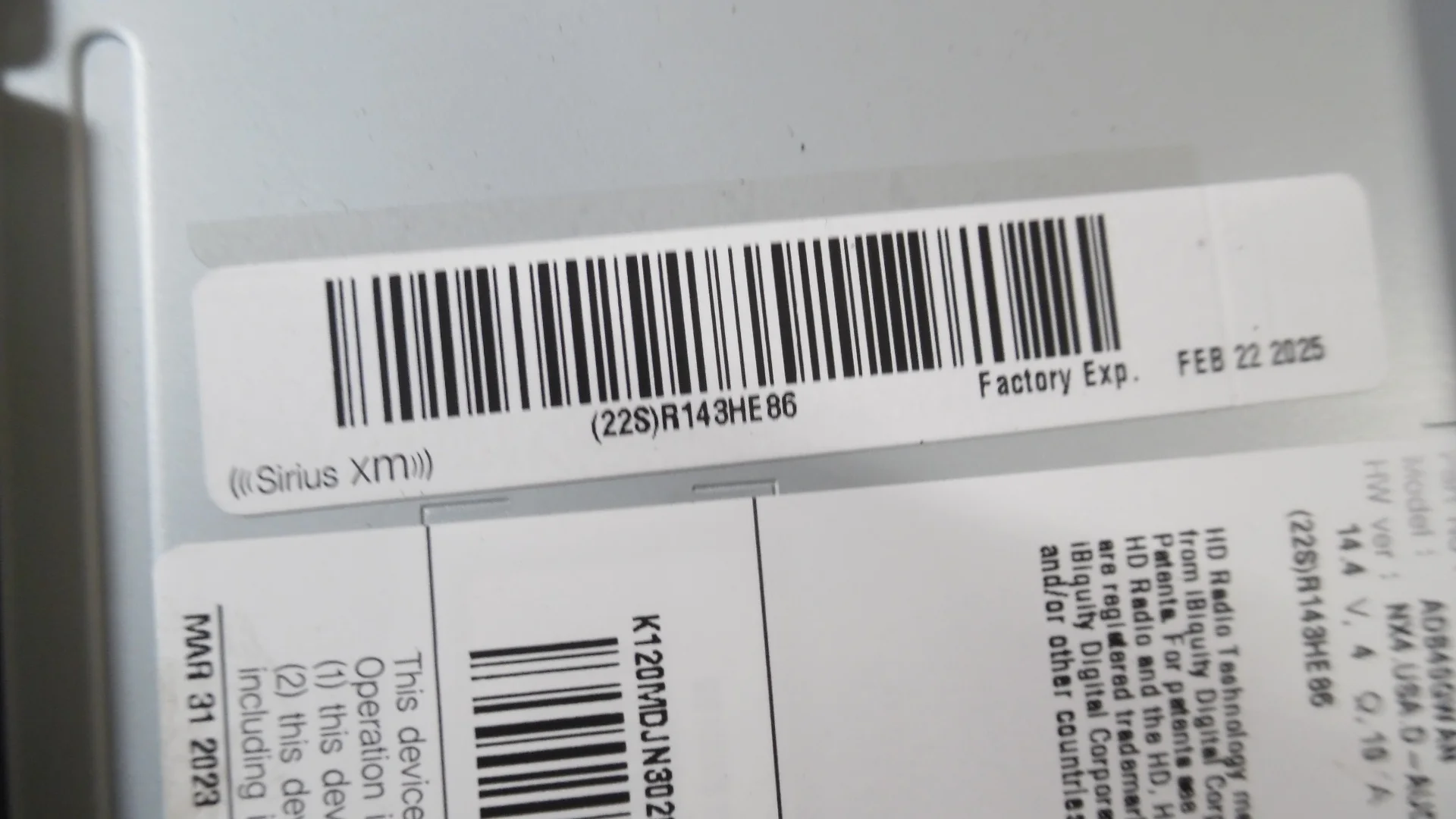 Pre-Owned 2024 Hyundai Santa Cruz Radio Media Receiver w/ Satellite 96160-K5120 OEM (Good)