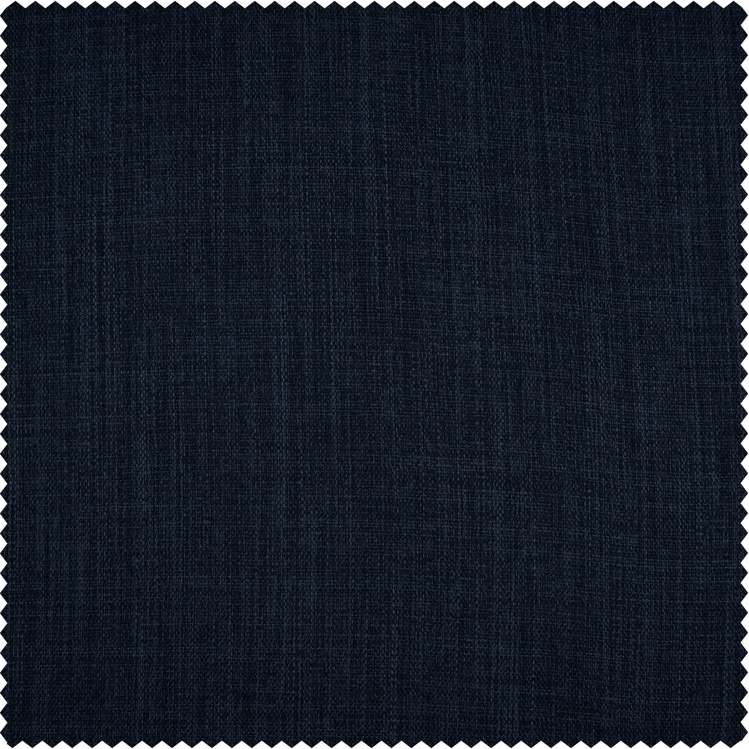 Nightfall Navy Faux Linen Extra Wide Room Darkening Curtain (1 Panel), Nightfall Navy, 100W X 120L