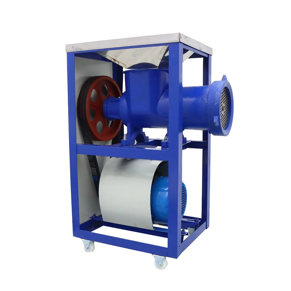 TECHTONGDA Electric Meat Grinder Fish Chicken Bones Crusher Stainless Steel Feed Processer 220V 4KW