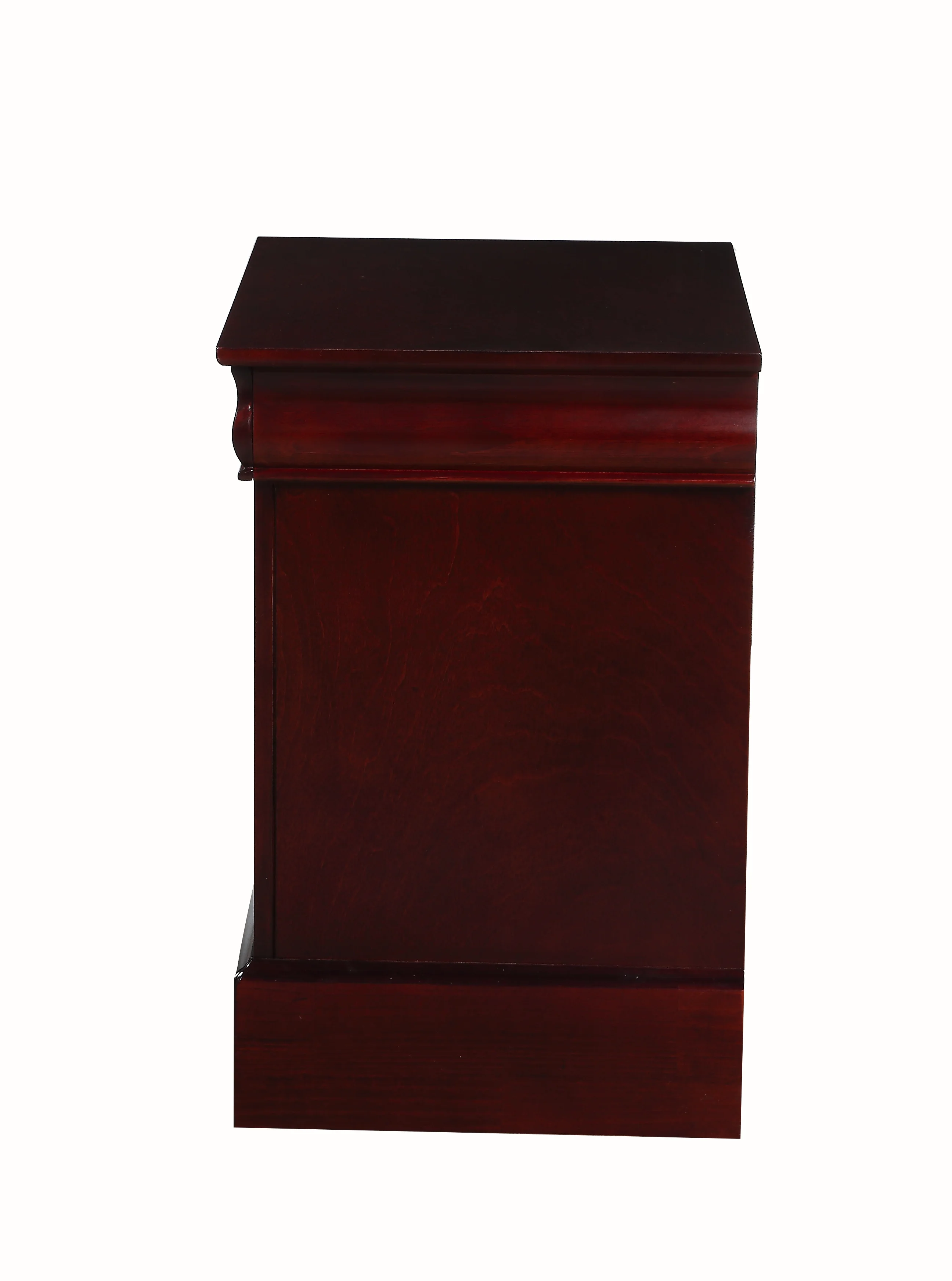 ACME Furniture Louis Philippe III 2 Drawer Bedroom Wood Chest Nightstand, Cherry