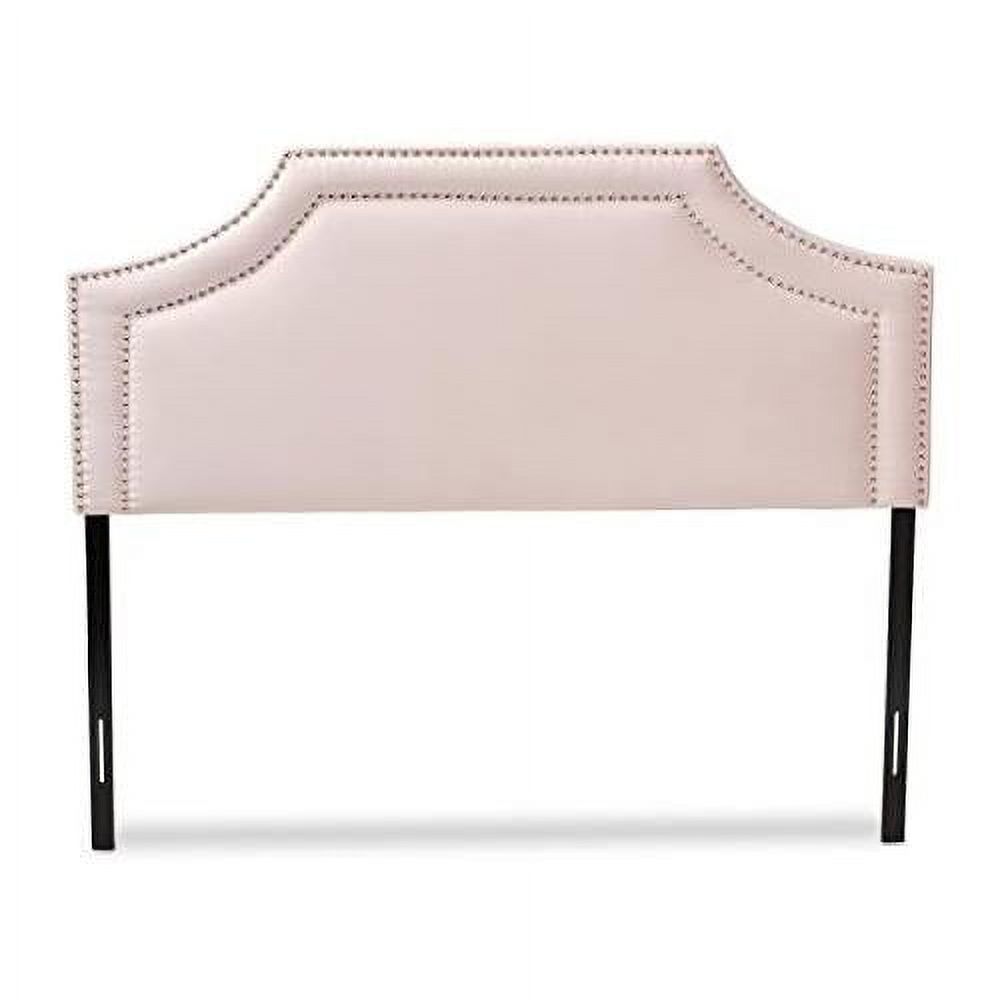 Avignon Modern And Contemporary Light Velvet Fabric Upholstered Full Size Headboard