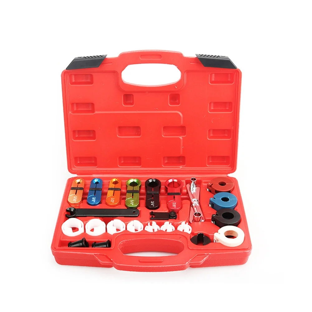 OWSOO Multifunctional Air Conditioner Oil Pipes Remover Refrigerant Remover Car Maintenance Fuel Tube Trachea Compressor Removal Tool