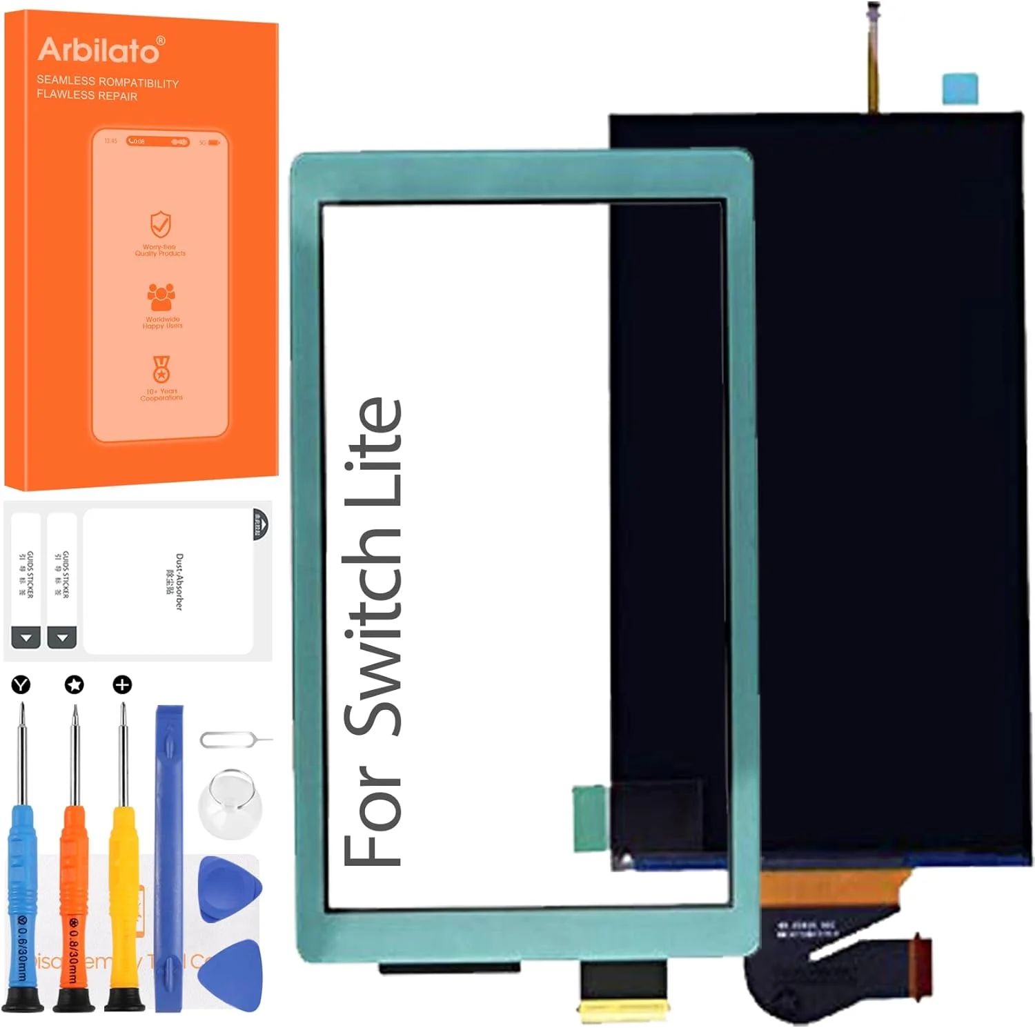 Screen for Nintendo Switch Lite 2019 Screen Replacement for Switch Lite LCD Screen Touch Display Digitizer Assembly Repair Parts(Green)