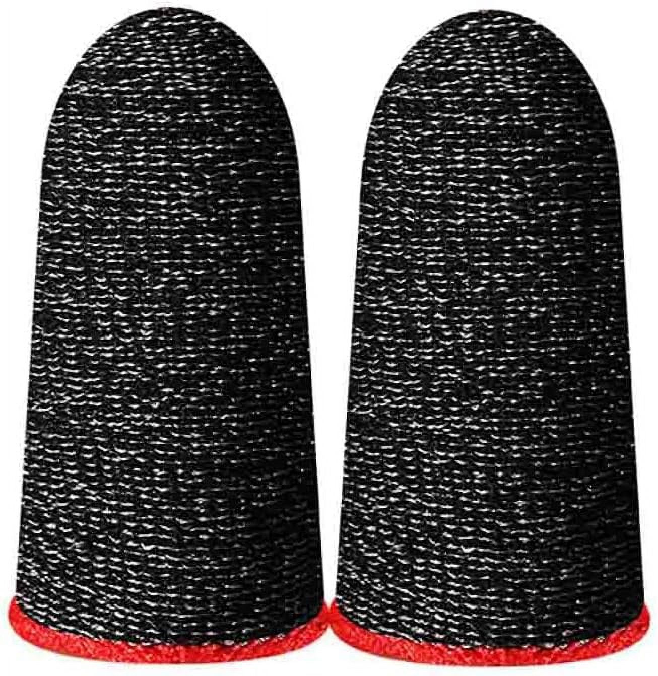 Gaming Finger SleevesMobile Phone Game Finger Covers Wrap Gamer Thumb Sleeves A00975 (red)