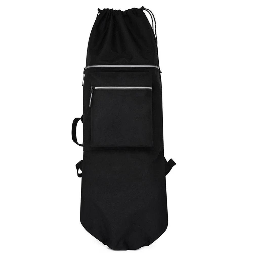 Outdoor Waterproof Travel Durable Shoulder Bag Skateboard Carry Bag Skiboard Handbag Longboard Backpack BLACK