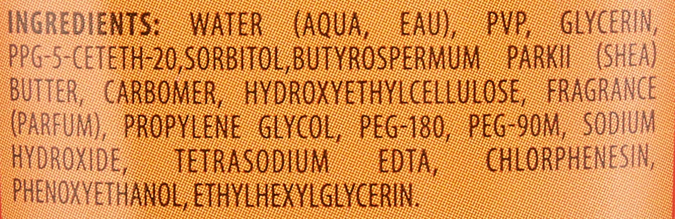 Cantu Natural Hair Mega-Hold, Styling Stay Glue Gel 8 oz (Pack of 6)