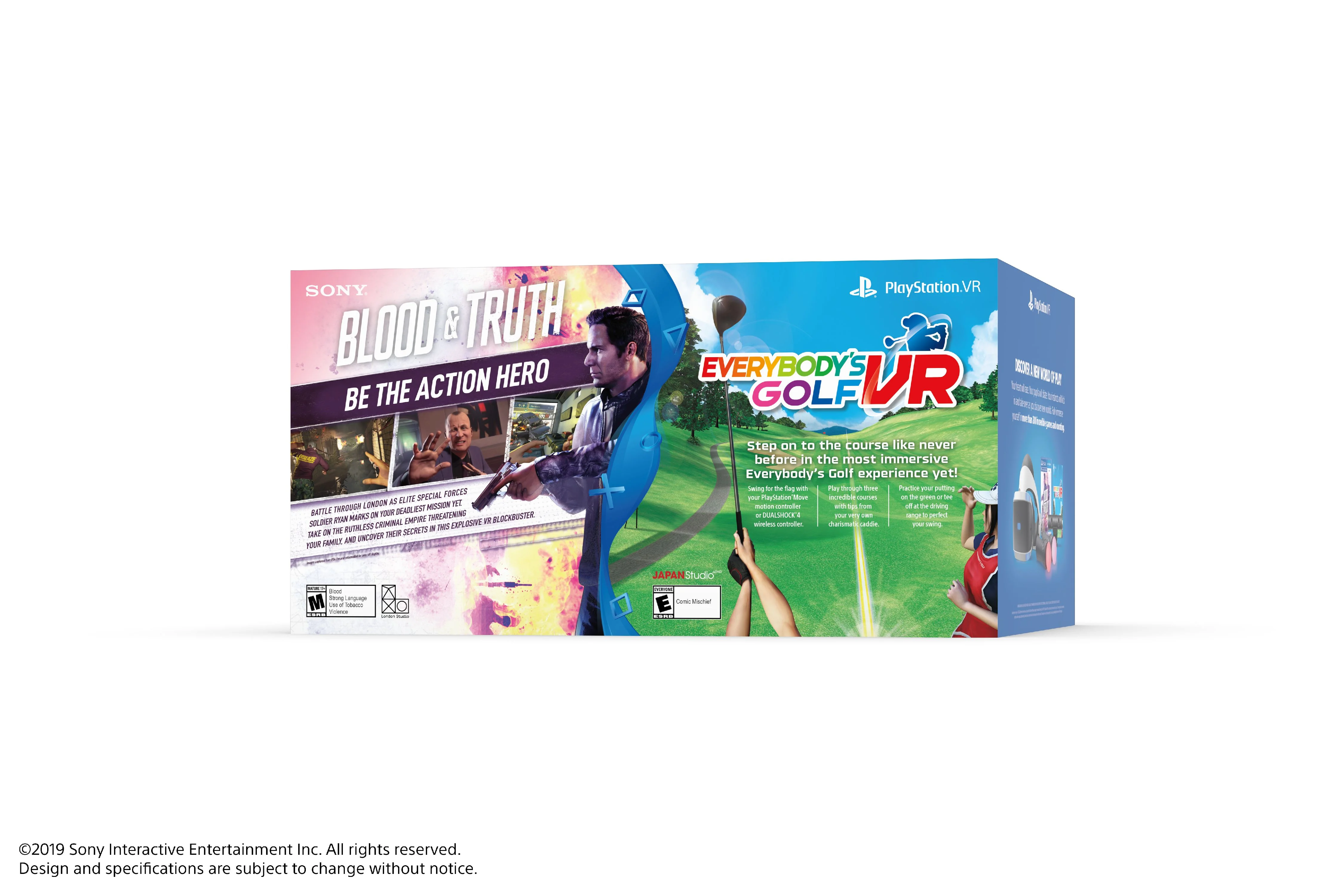 Sony PlayStation VR Blood & Truth and Everybody's Golf Bundle